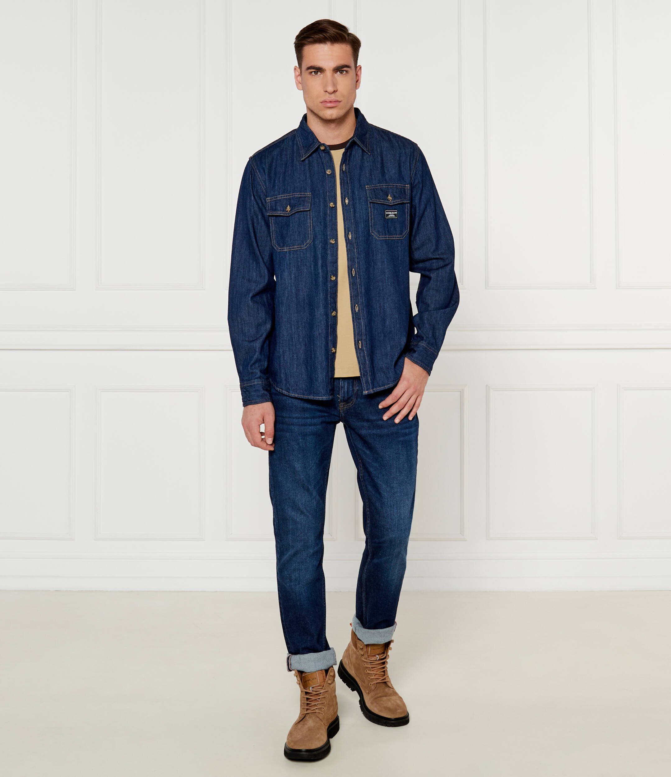 GUESS JEANS De blugi cămașă | Regular Fit