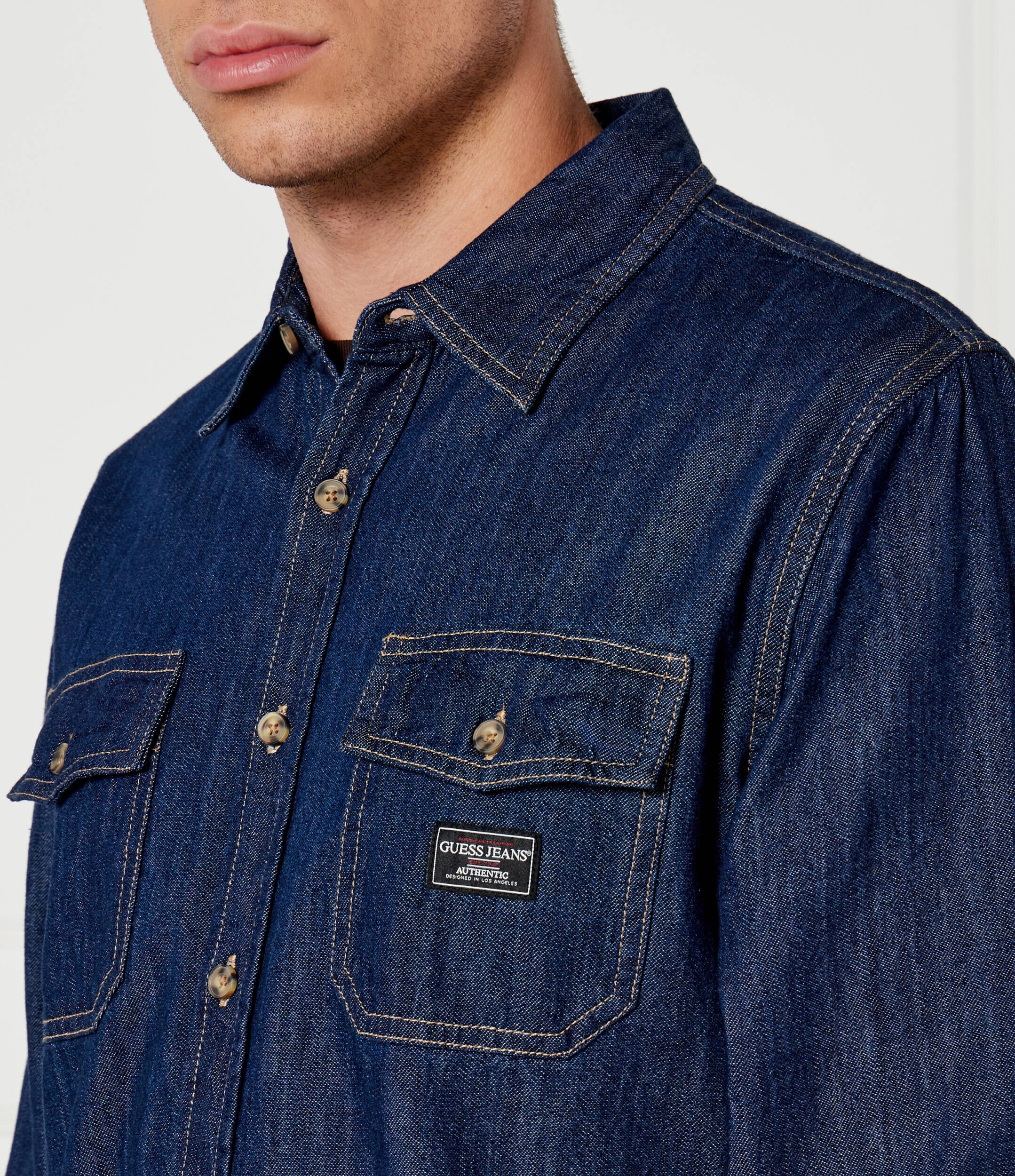 GUESS JEANS De blugi cămașă | Regular Fit