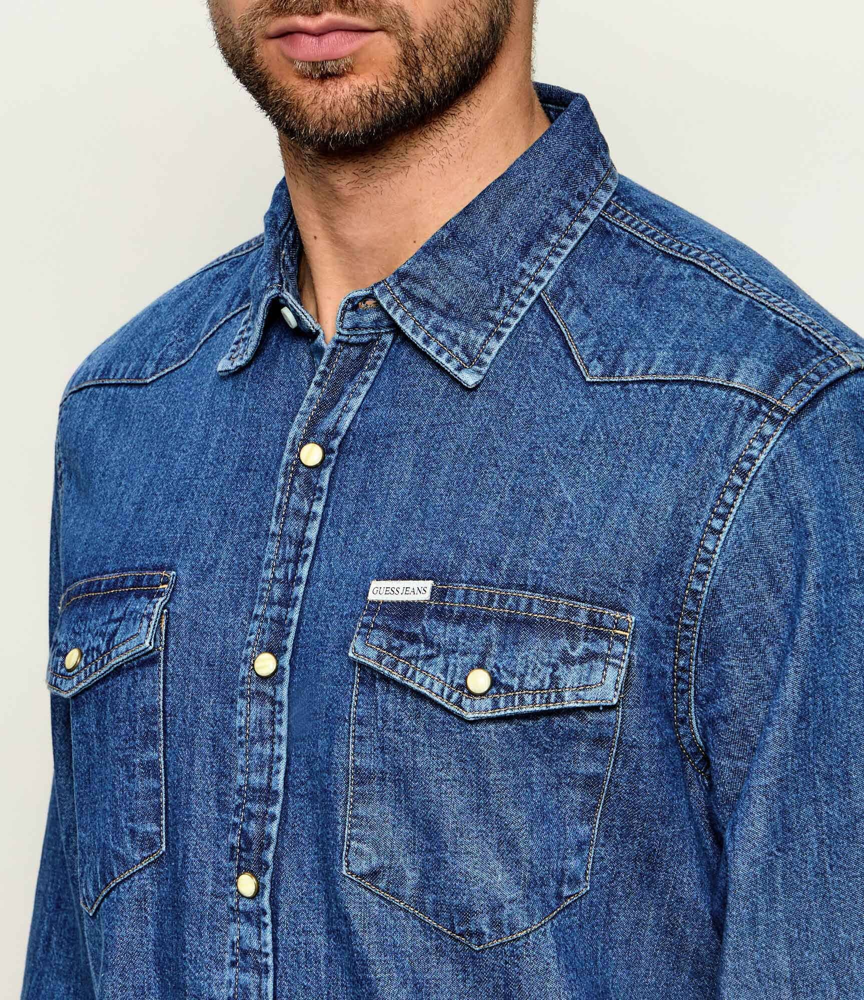 GUESS JEANS De blugi cămașă | Slim Fit