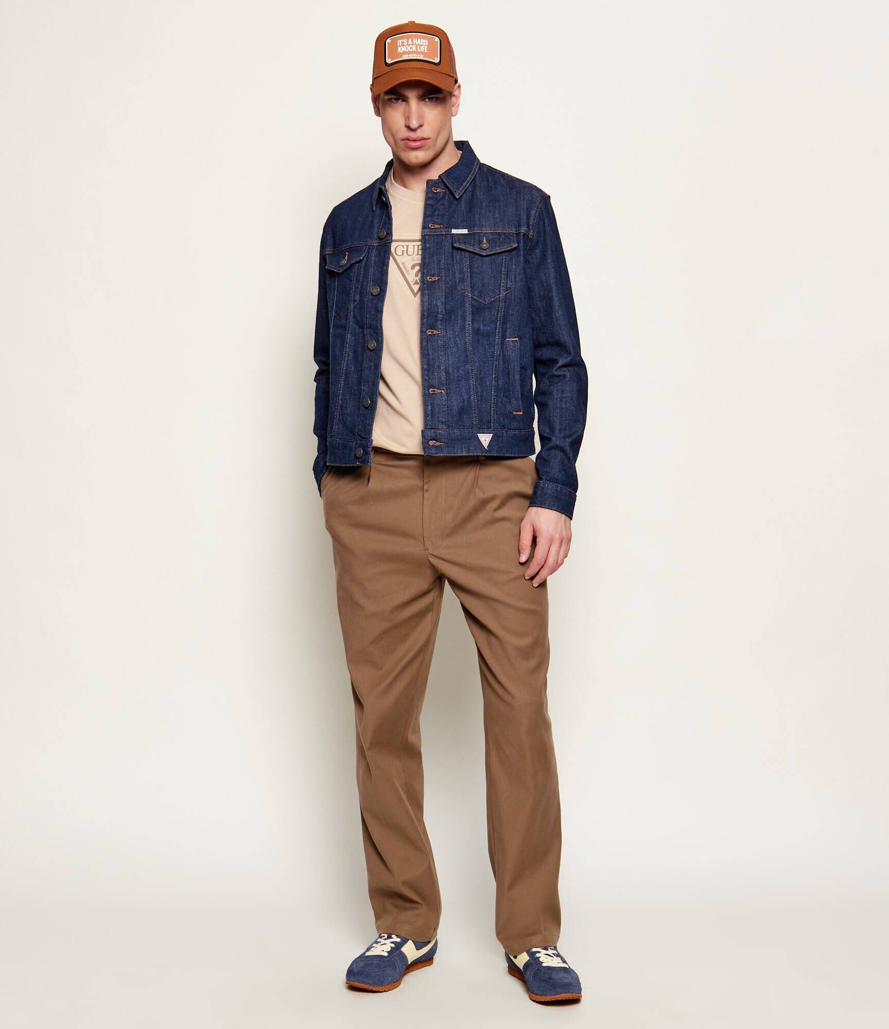 GUESS JEANS De blugi geacă Trucker | Slim Fit