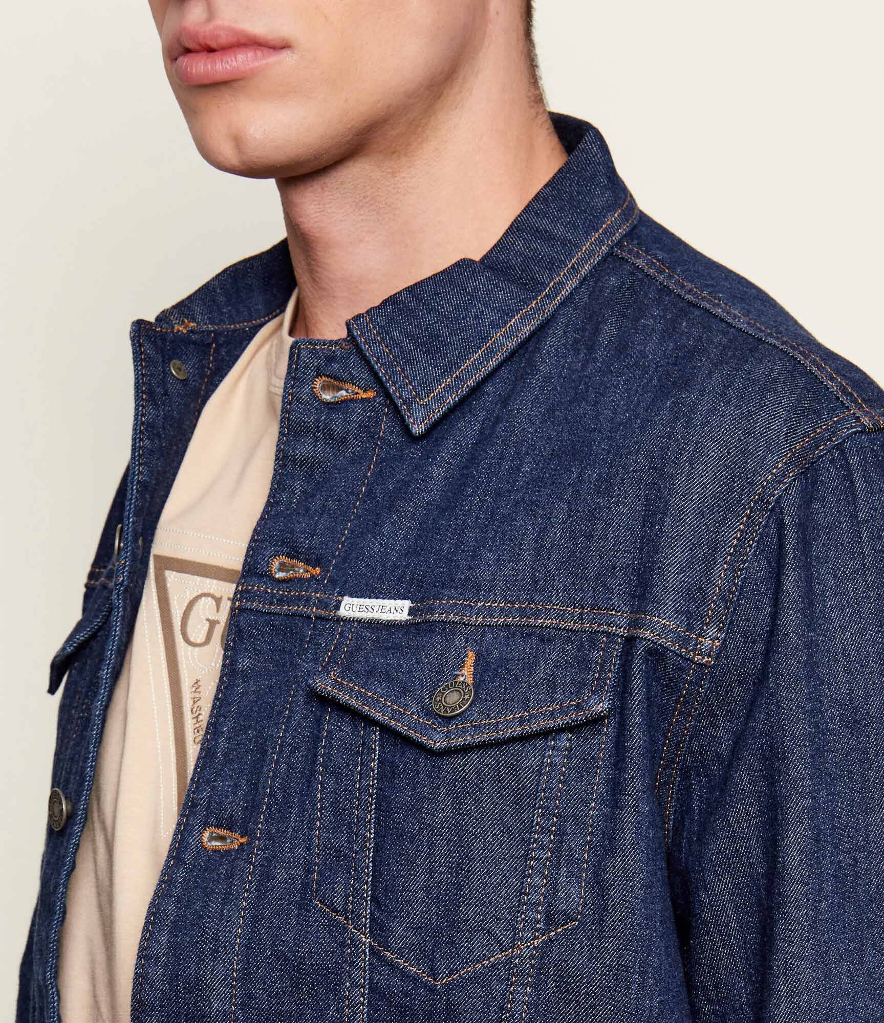 GUESS JEANS De blugi geacă Trucker | Slim Fit
