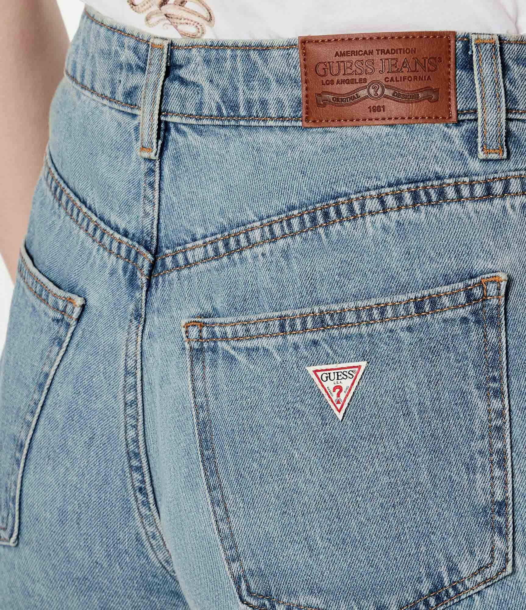 GUESS JEANS De blugi pantaloni scurți Vintage | regular fit | cu adaos de in