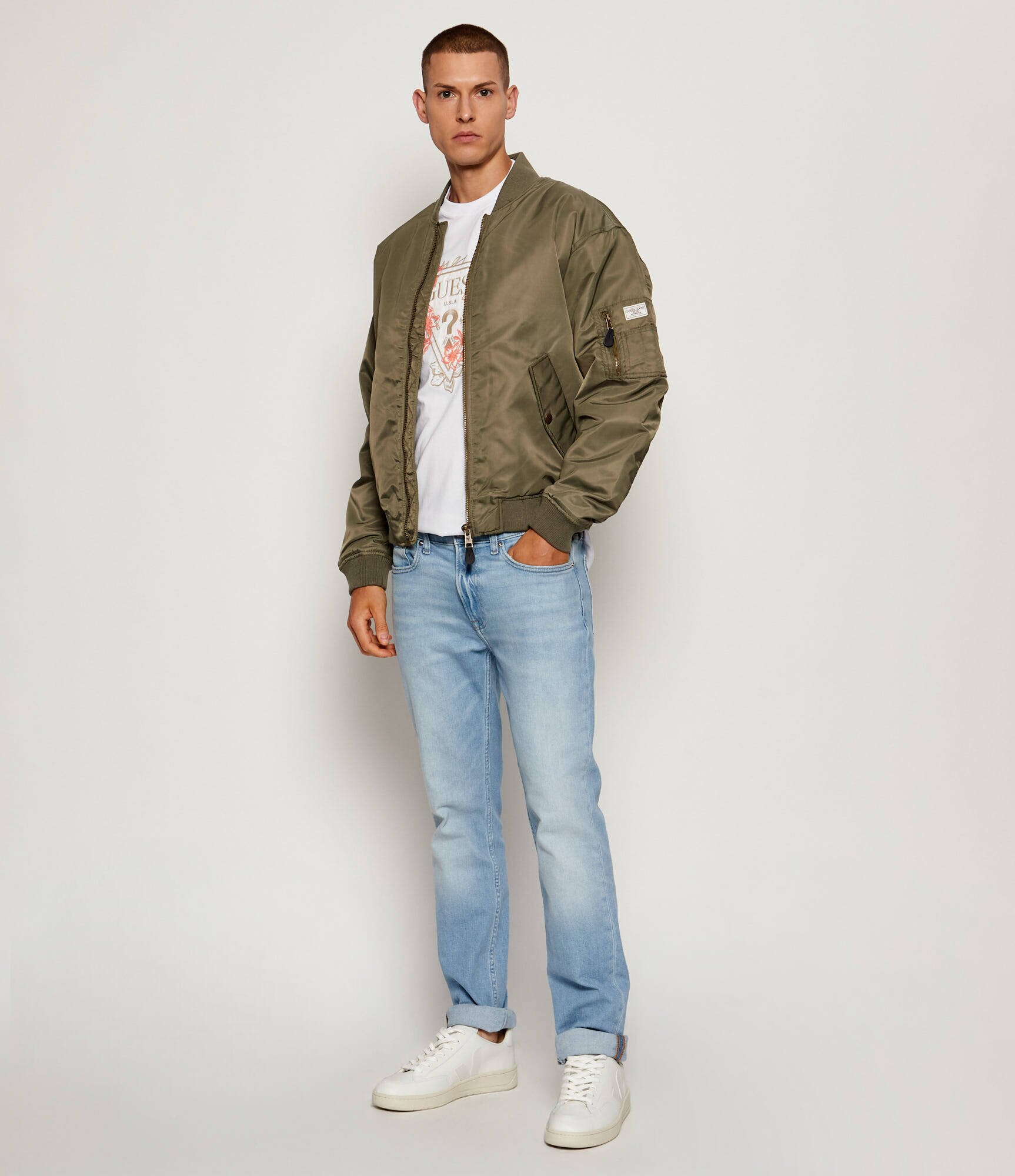 GUESS JEANS Geacă bomber Flight | regular fit