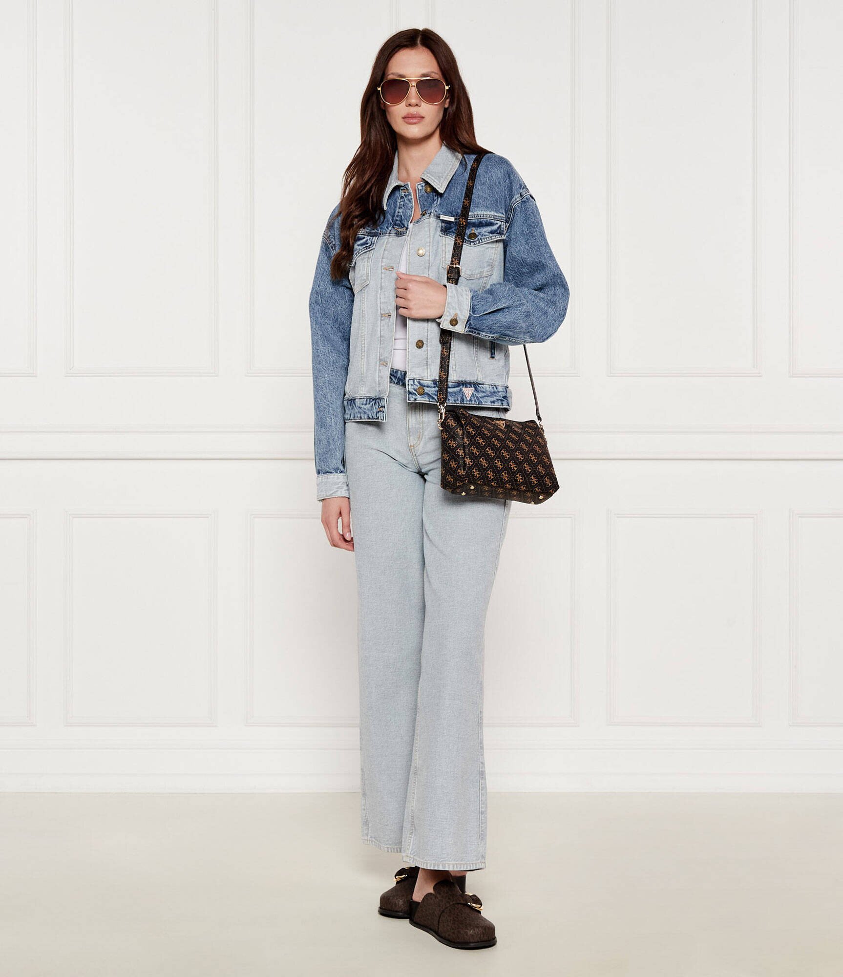 GUESS JEANS Geacă de blug | Oversize fit