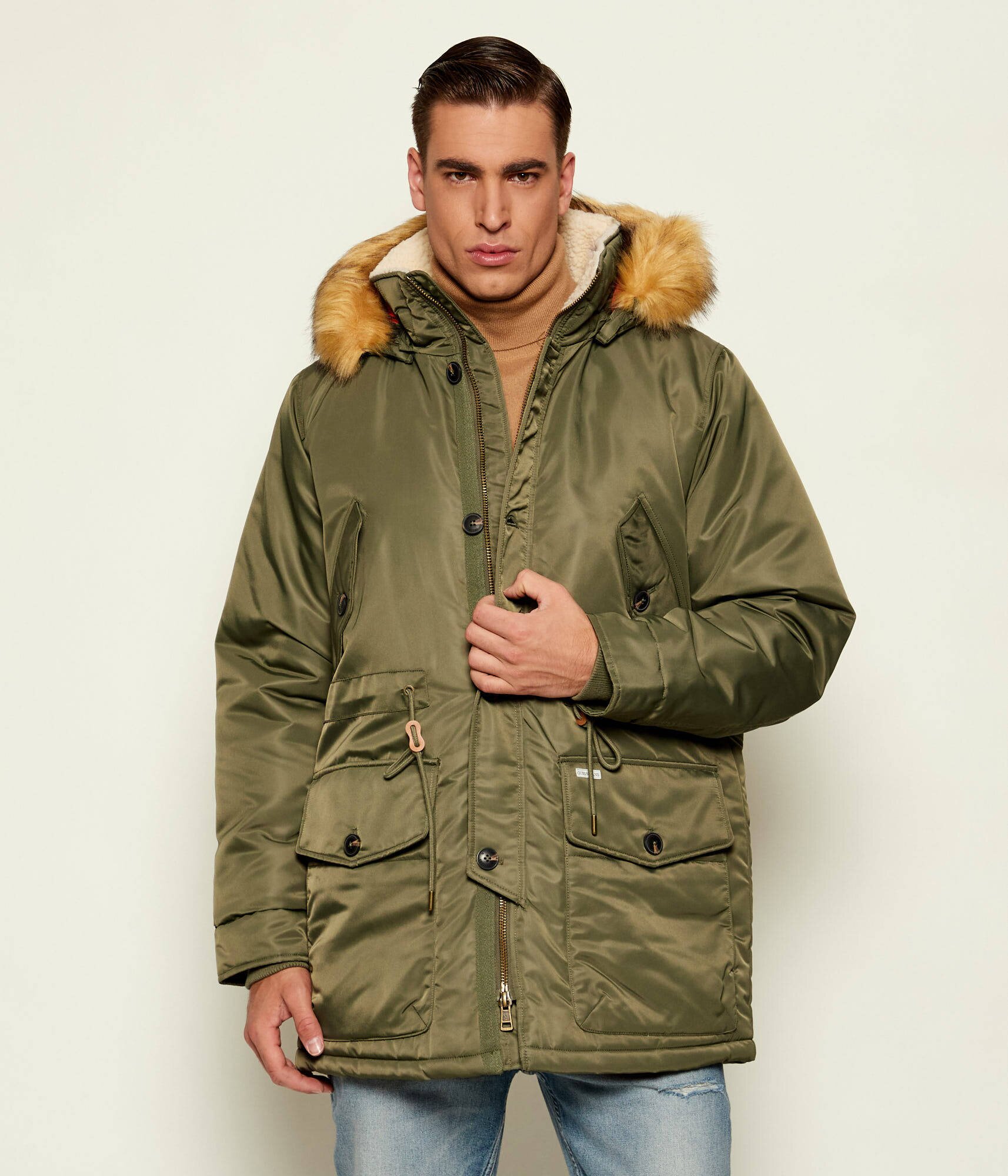 GUESS JEANS Geacă parka | regular fit
