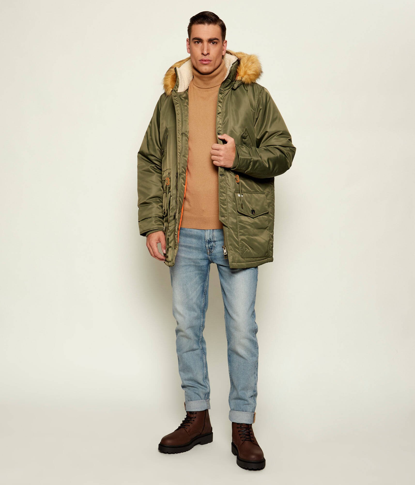 GUESS JEANS Geacă parka | regular fit