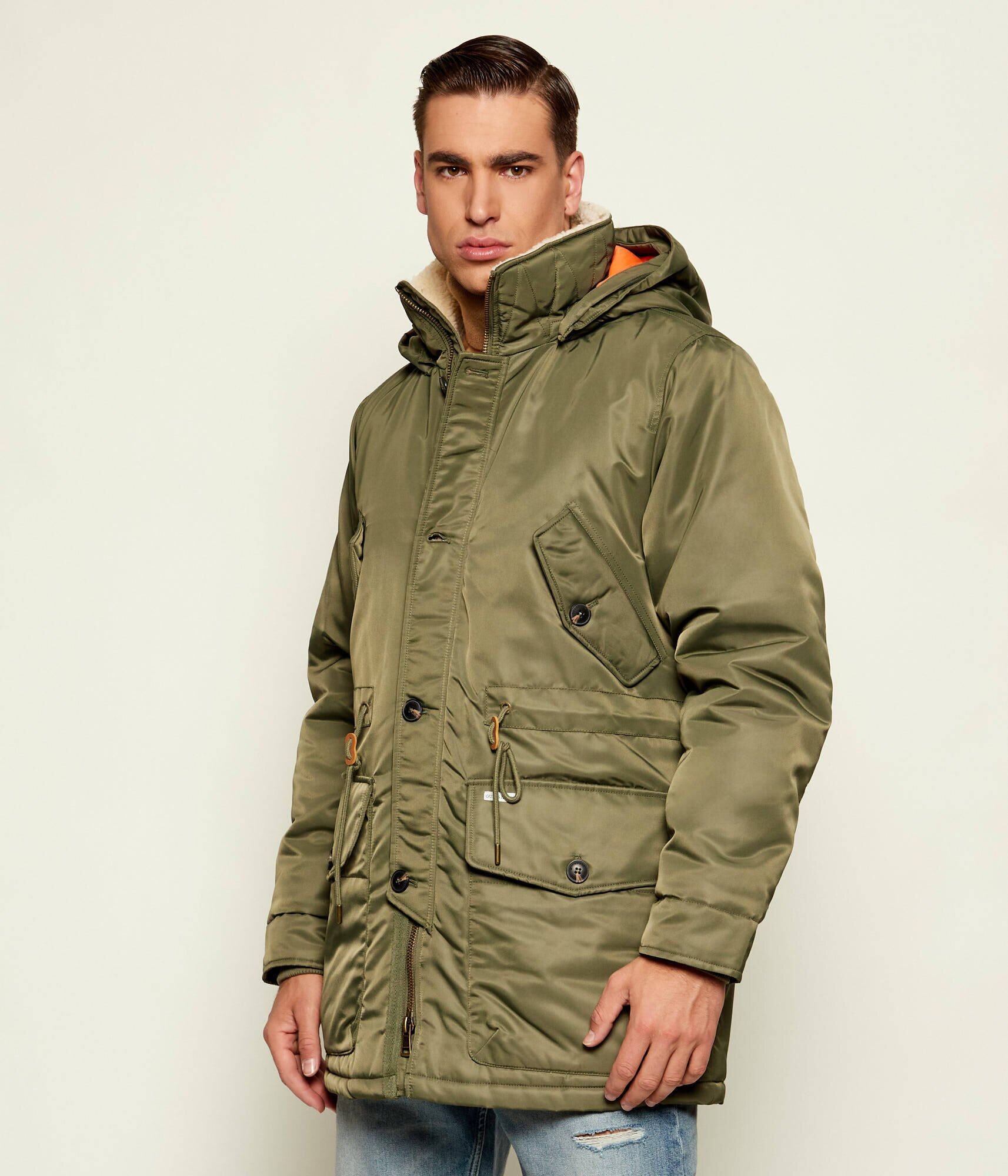 GUESS JEANS Geacă parka | regular fit