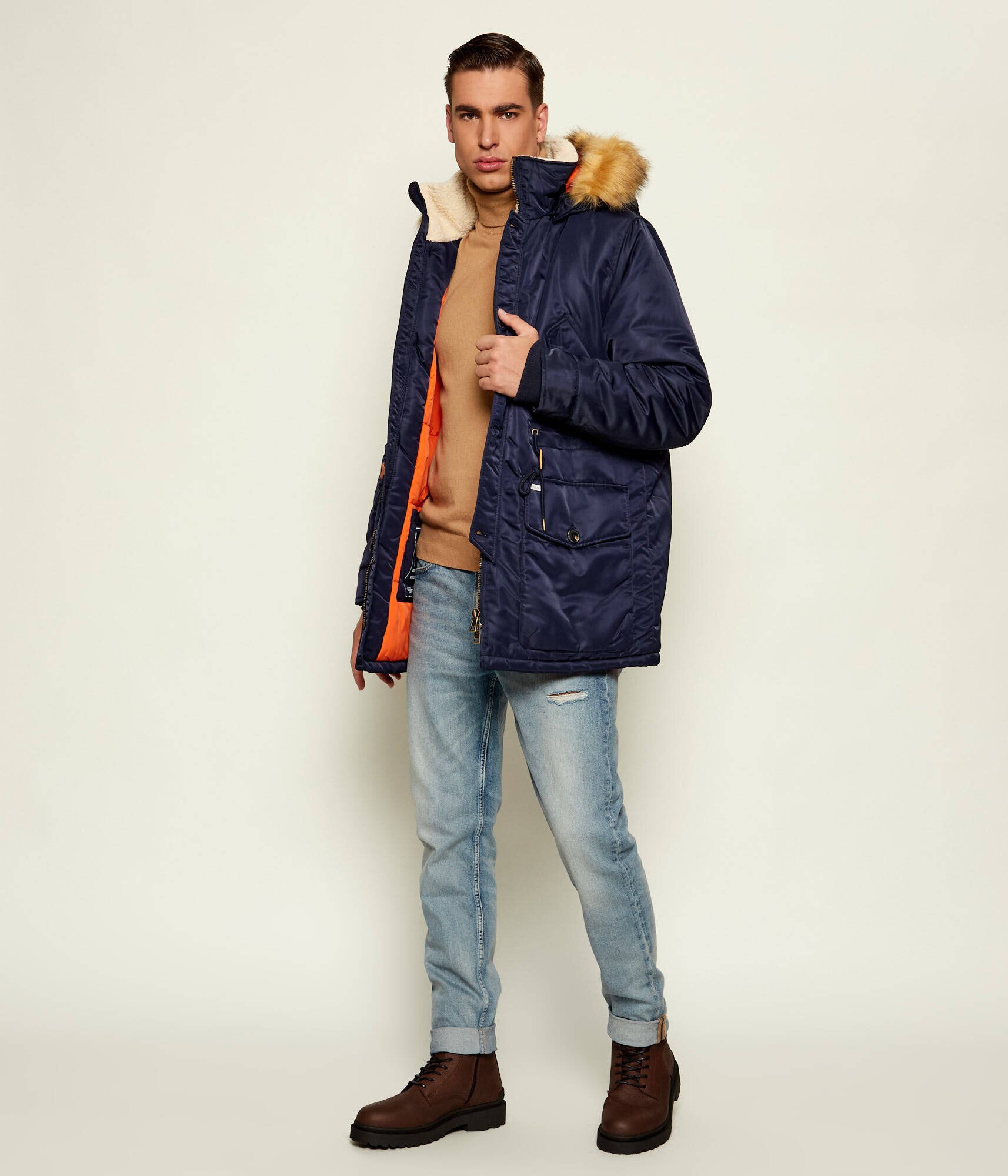 GUESS JEANS Geacă parka | regular fit