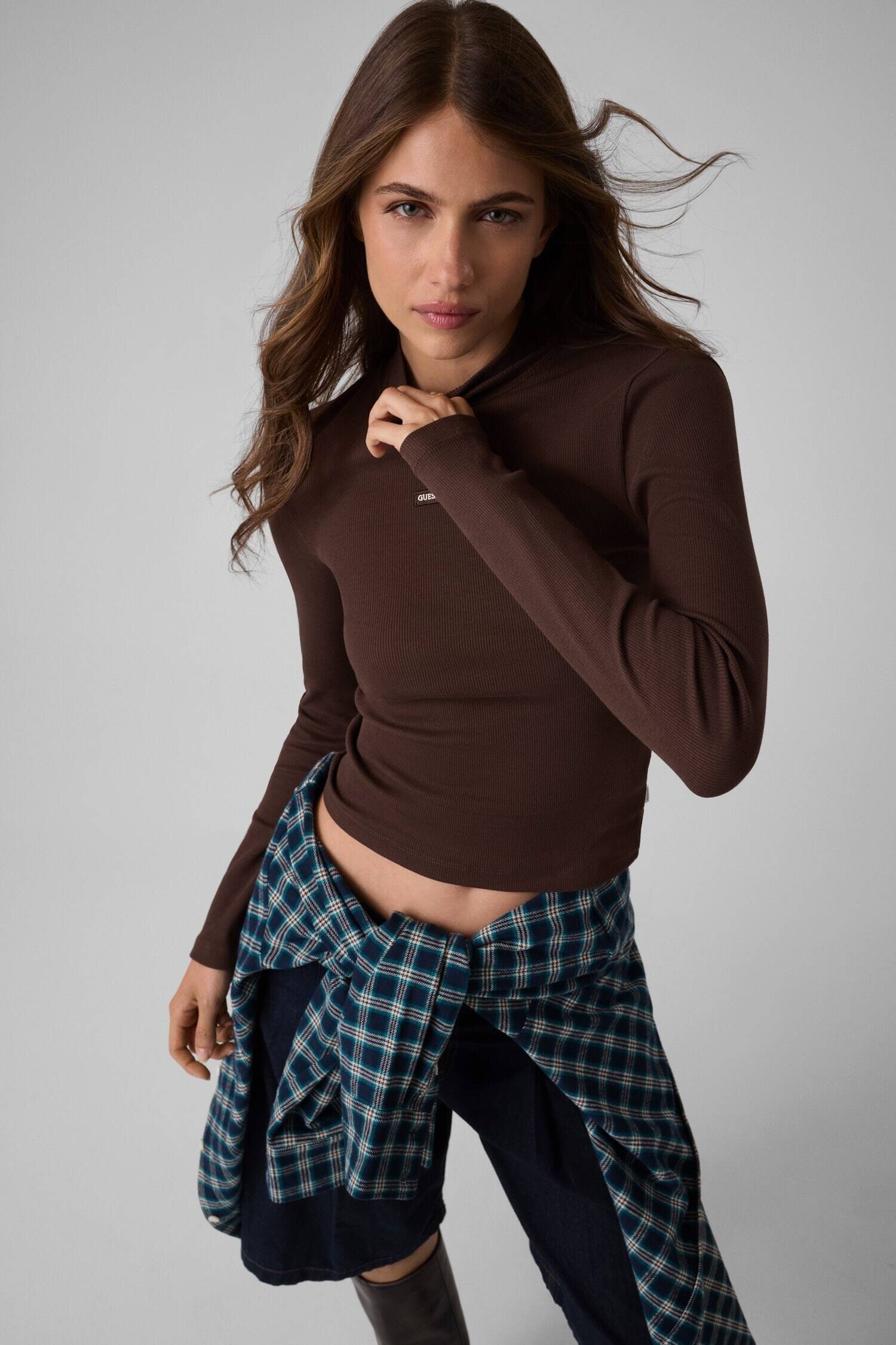 GUESS JEANS Guler înalt | Slim Fit