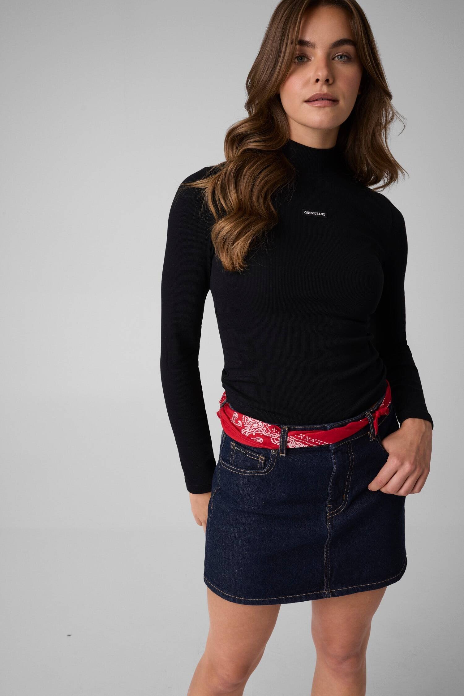 GUESS JEANS Guler înalt | Slim Fit