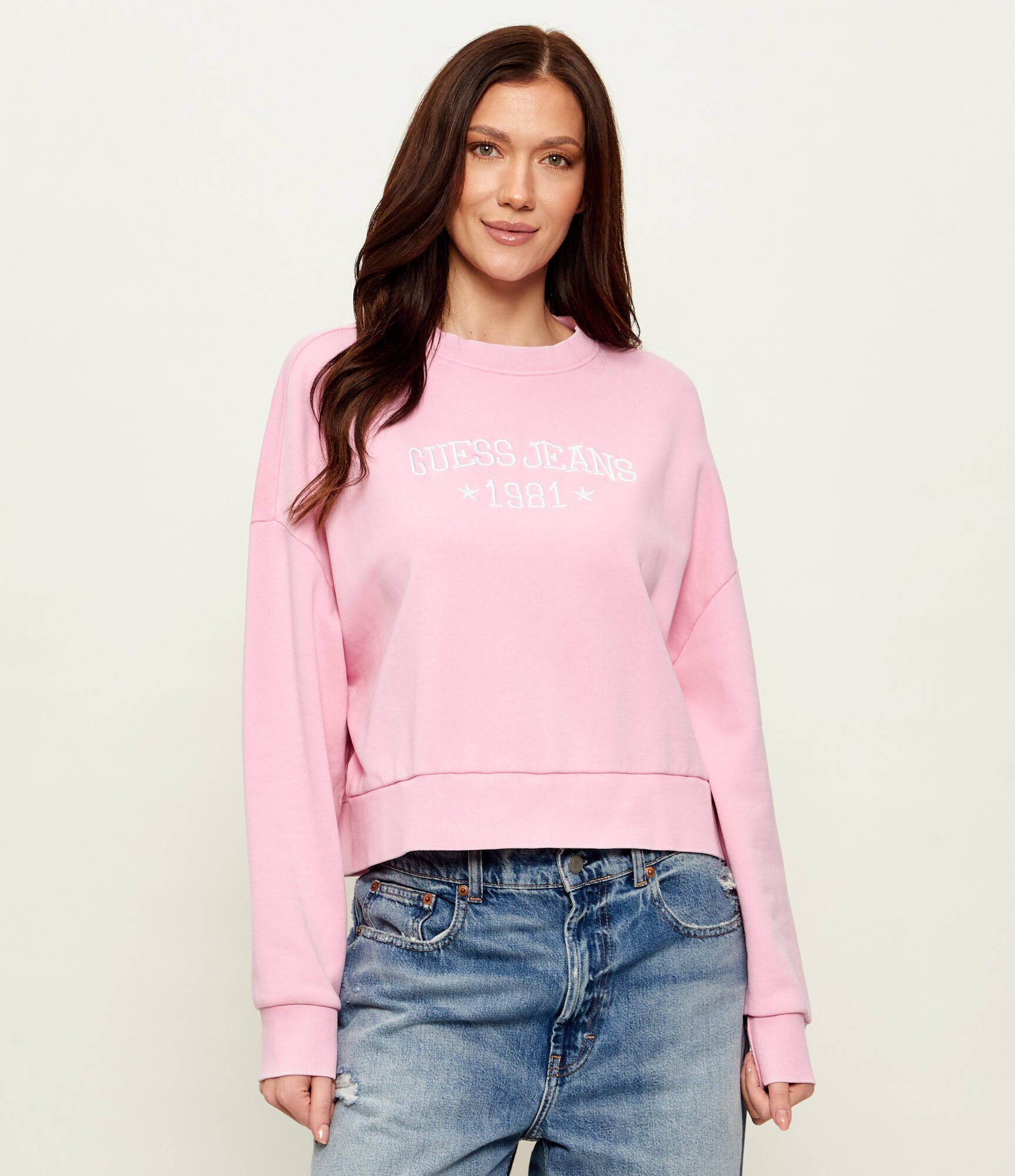 GUESS JEANS Hanorac | Cropped Fit