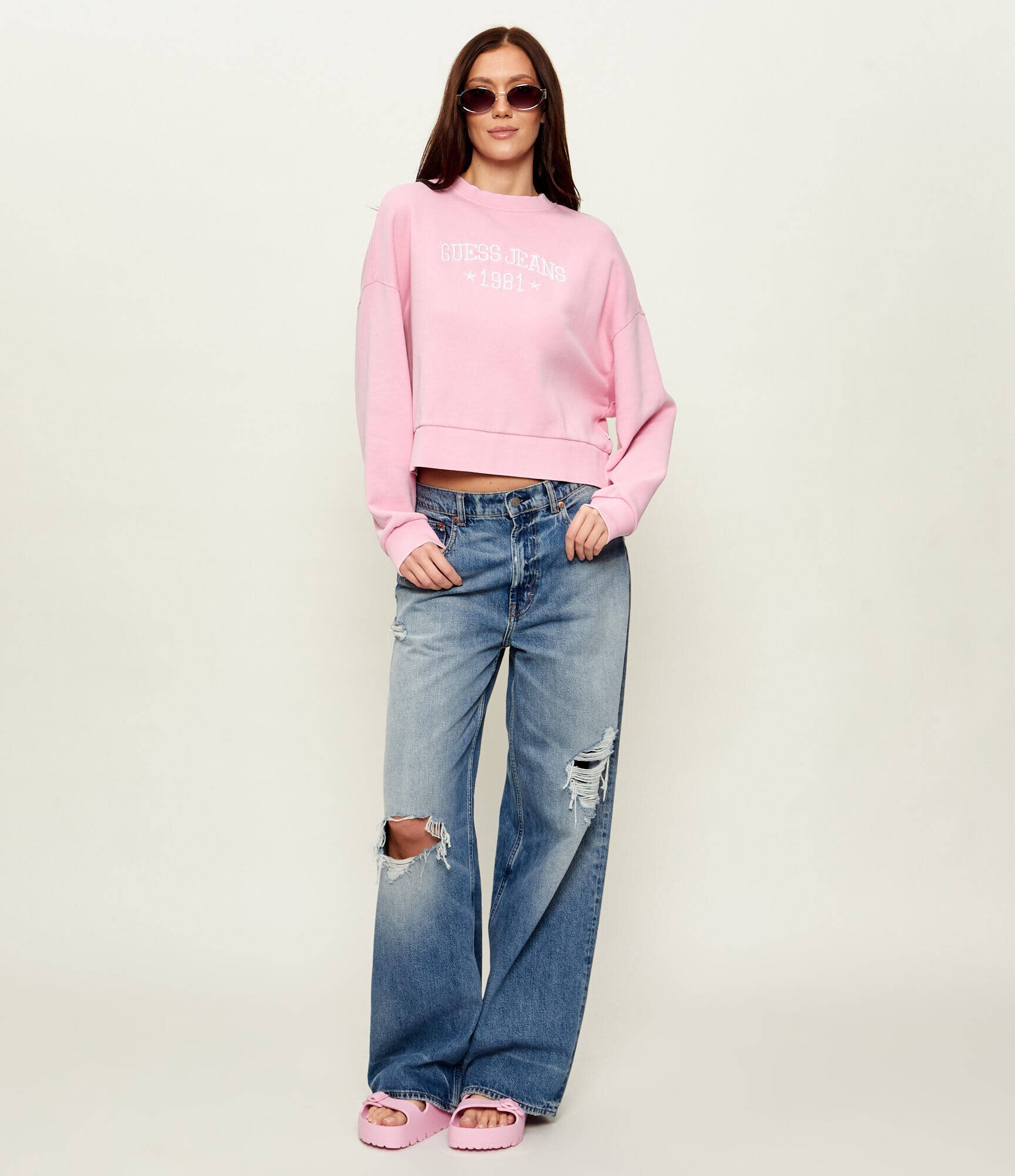 GUESS JEANS Hanorac | Cropped Fit