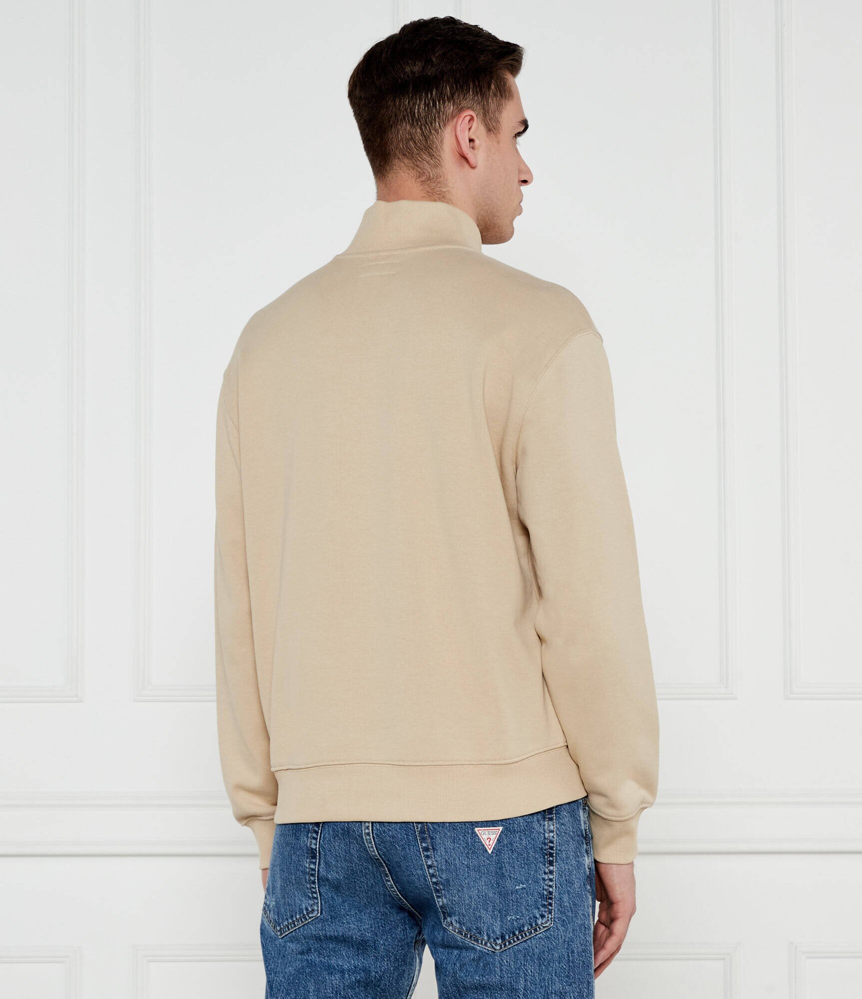 GUESS JEANS Hanorac Half Zip | regular fit