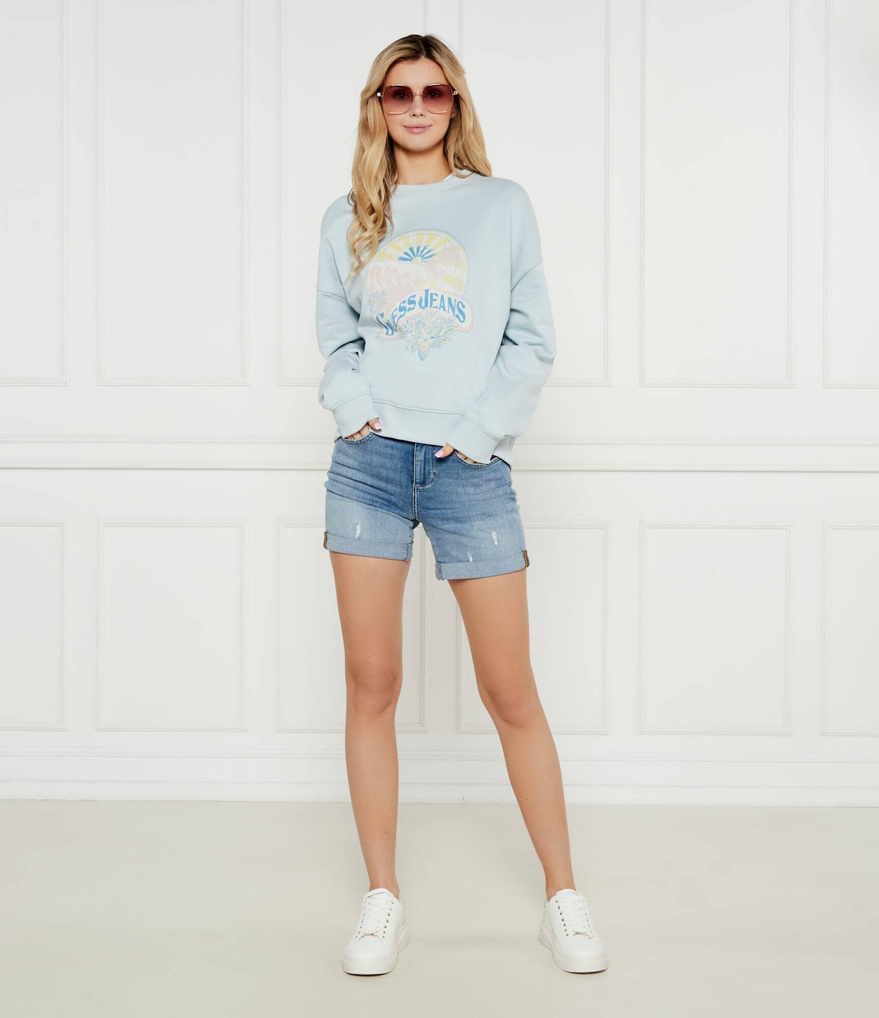 GUESS JEANS Hanorac Sunset | Oversize fit