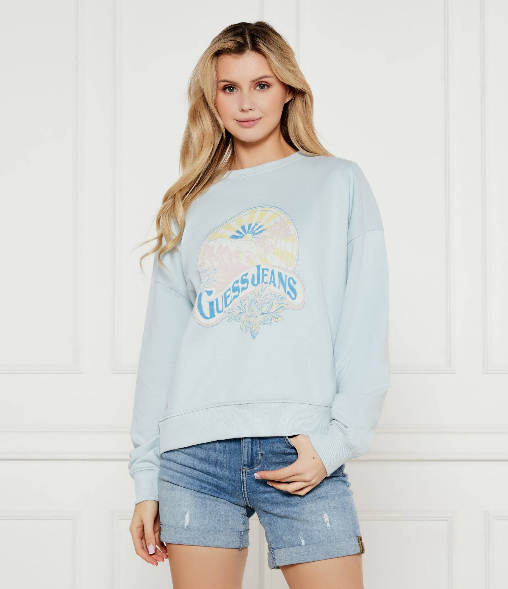 GUESS JEANS Hanorac Sunset | Oversize fit