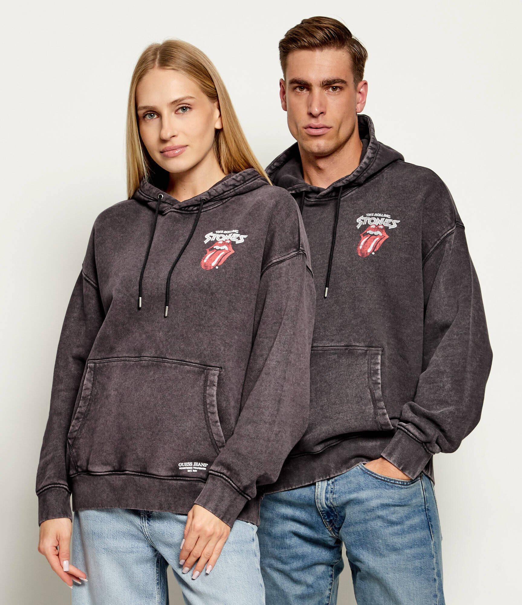GUESS JEANS Hanorac | x Rolling Stones | Loose fit