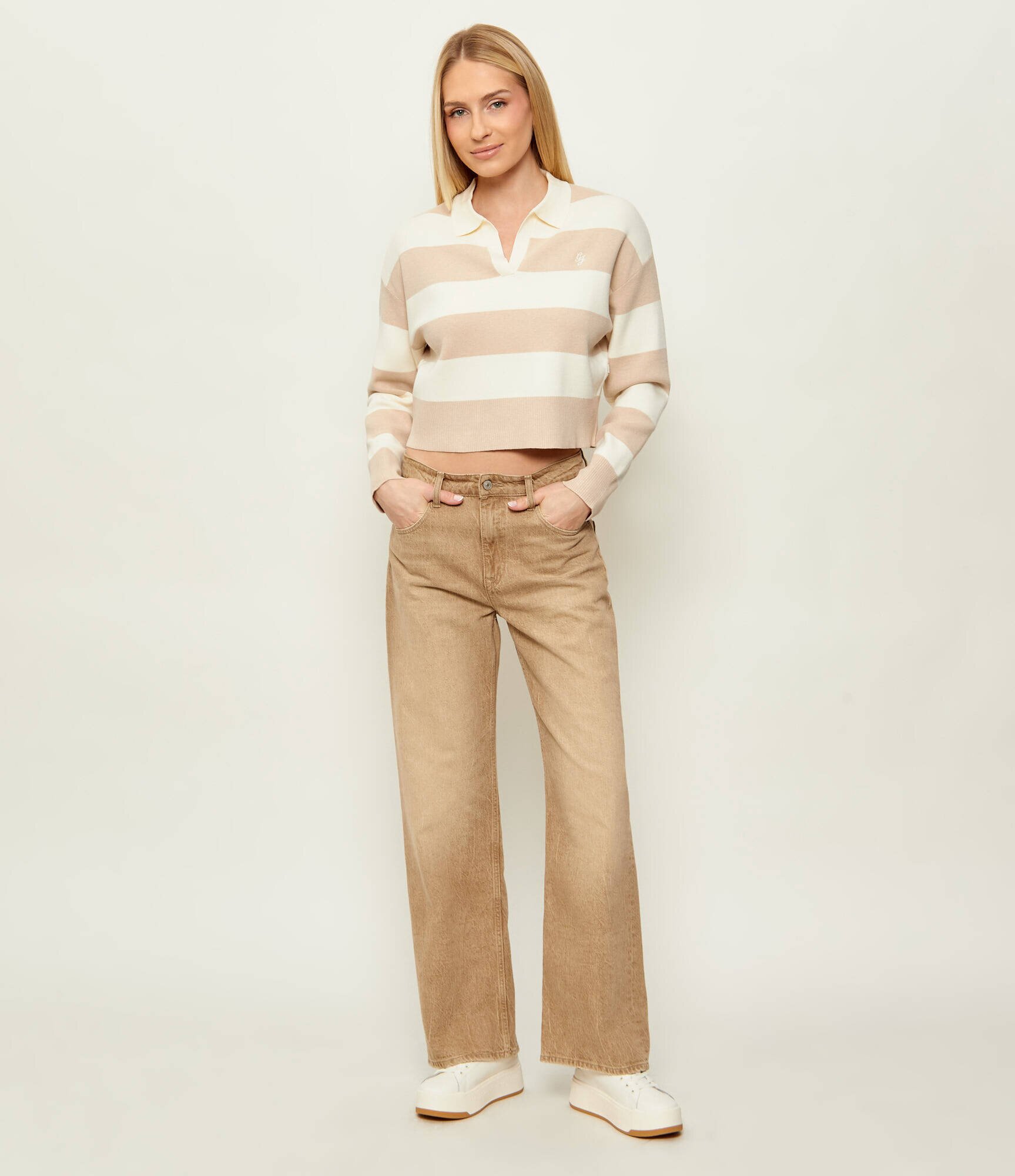 GUESS JEANS Pulover | Cropped Fit