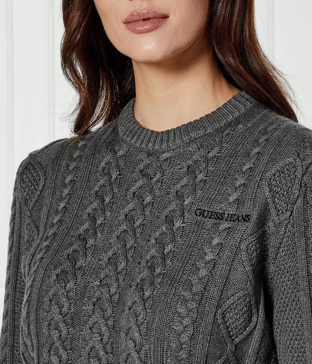 GUESS JEANS Pulover | Regular Fit cu adaos de lână