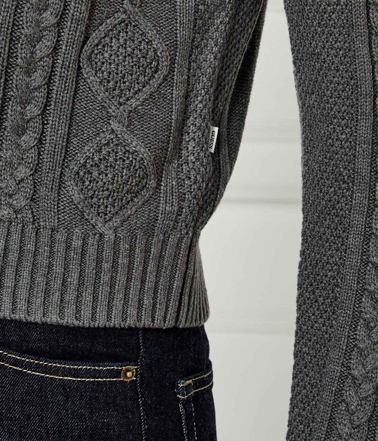 GUESS JEANS Pulover | Regular Fit cu adaos de lână