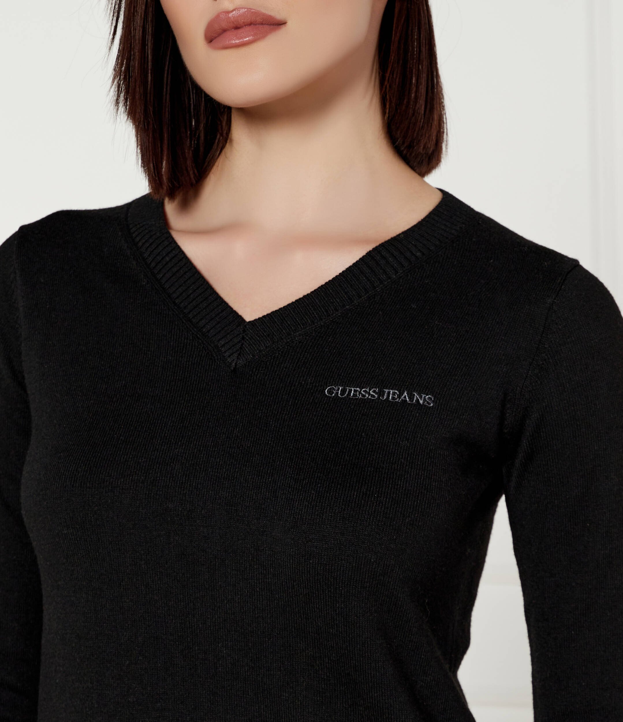 GUESS JEANS Pulover | Regular Fit cu adaos de lână
