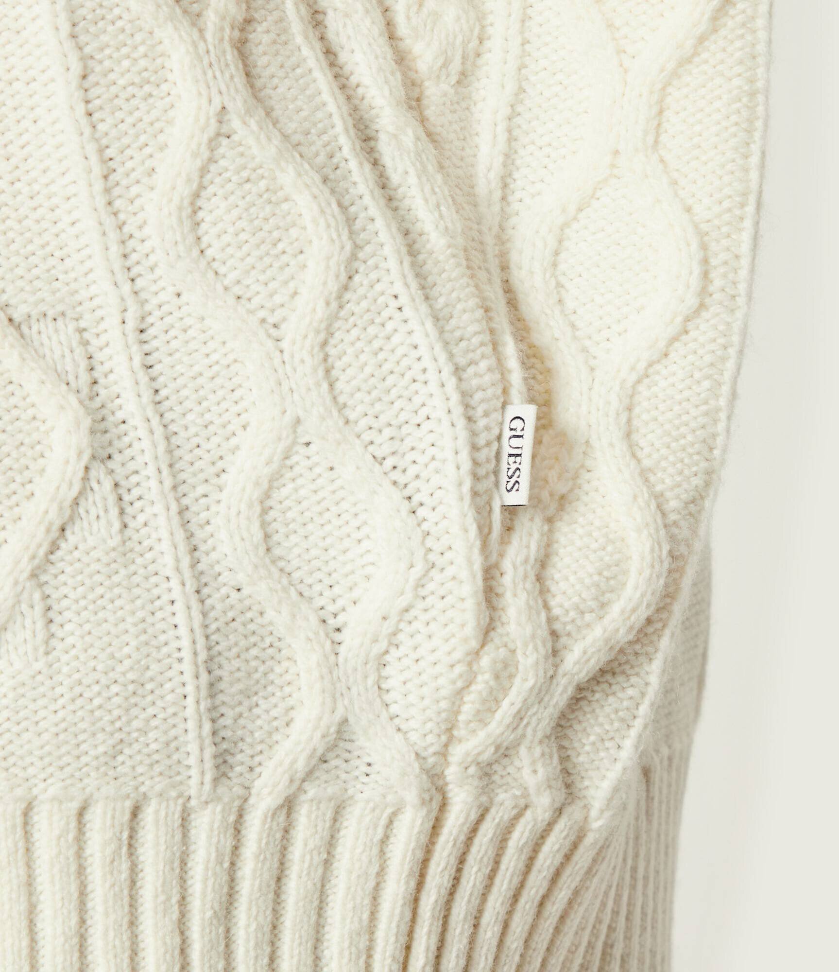 GUESS JEANS Pulover | Relaxed fit cu adaos de lână