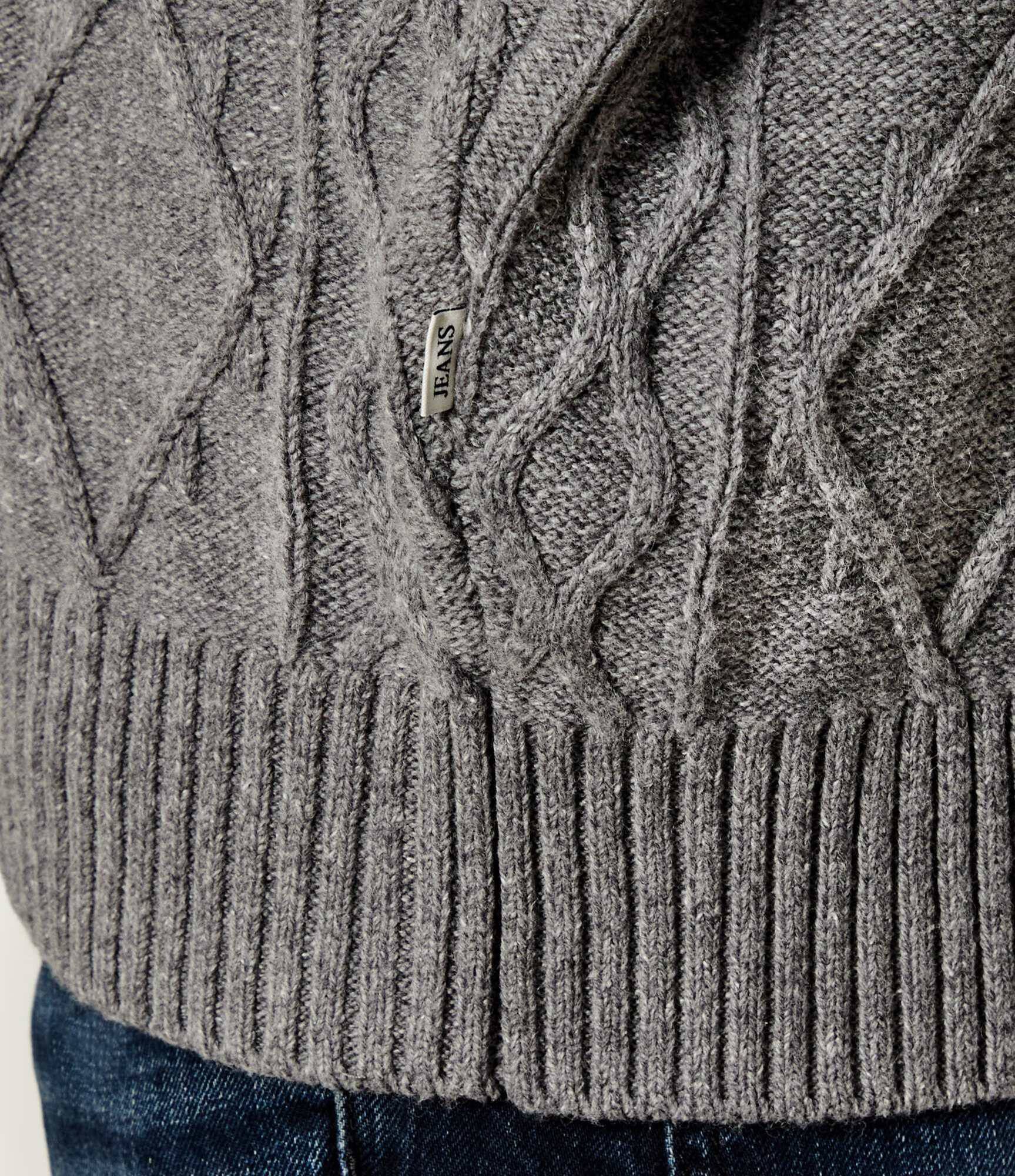 GUESS JEANS Pulover | Relaxed fit cu adaos de lână