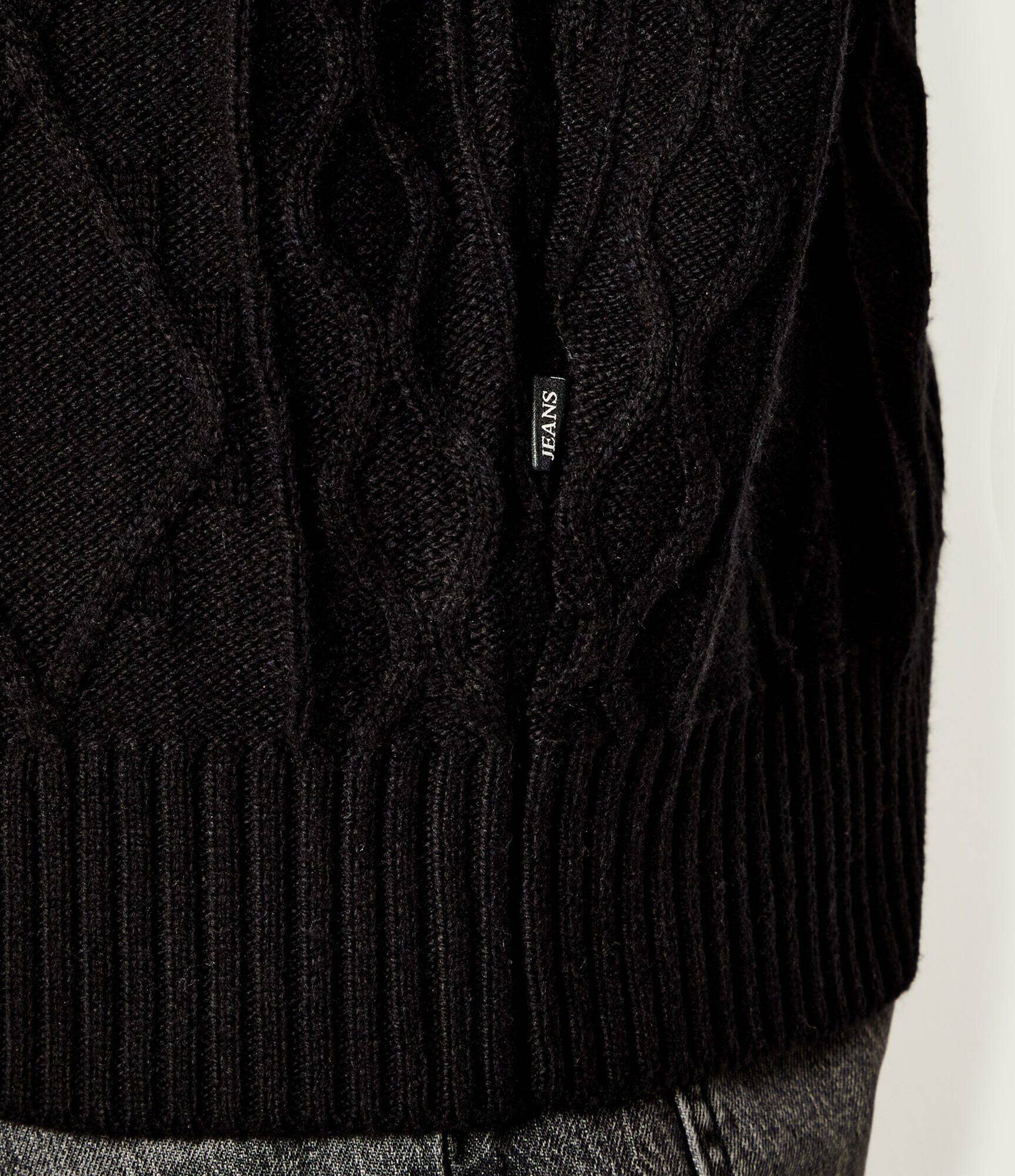 GUESS JEANS Pulover | Relaxed fit cu adaos de lână