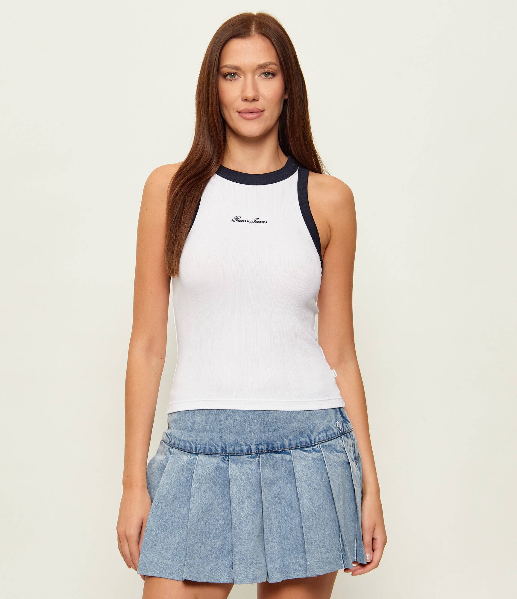 GUESS JEANS Top RINGER | Slim Fit