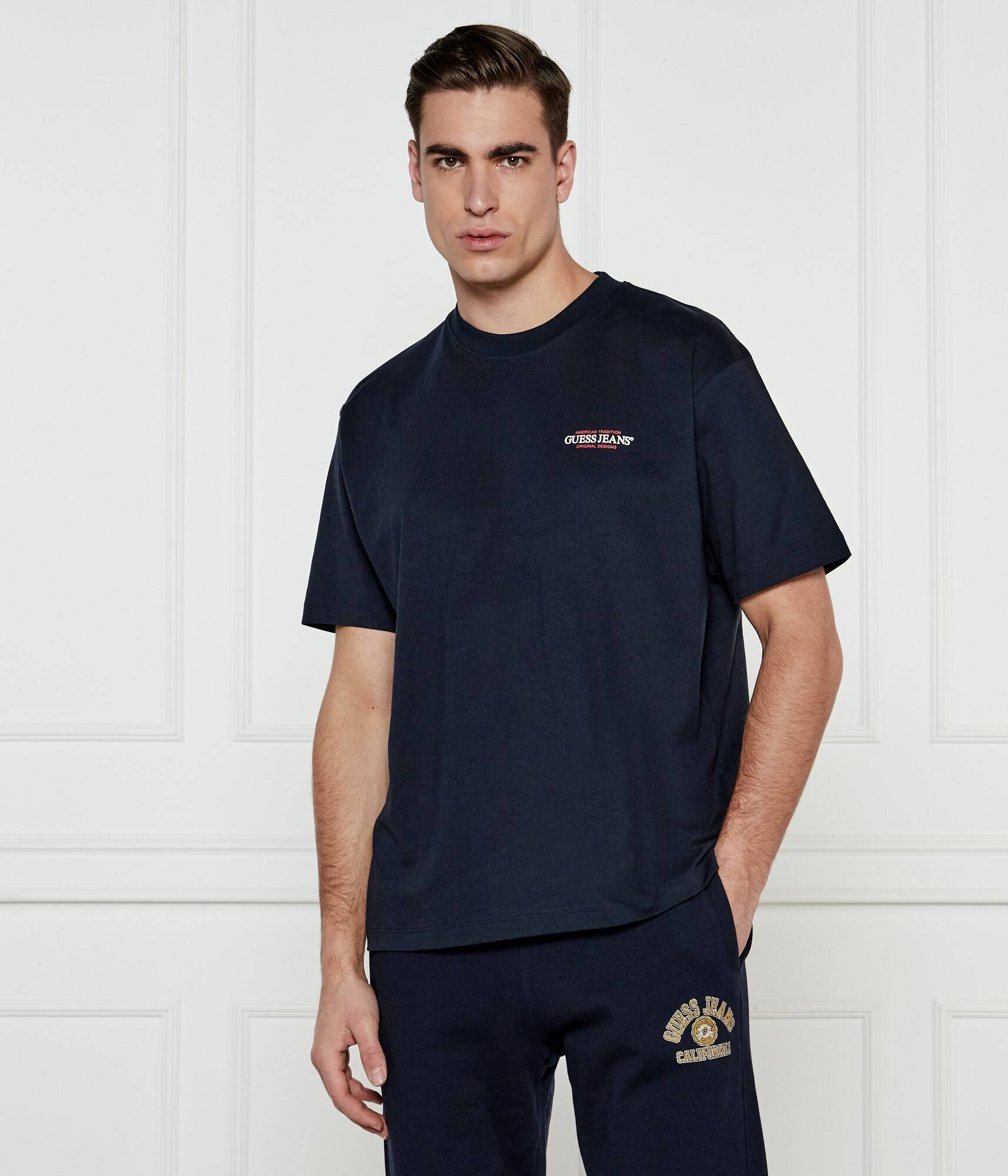 GUESS JEANS Tricou American | Oversize fit