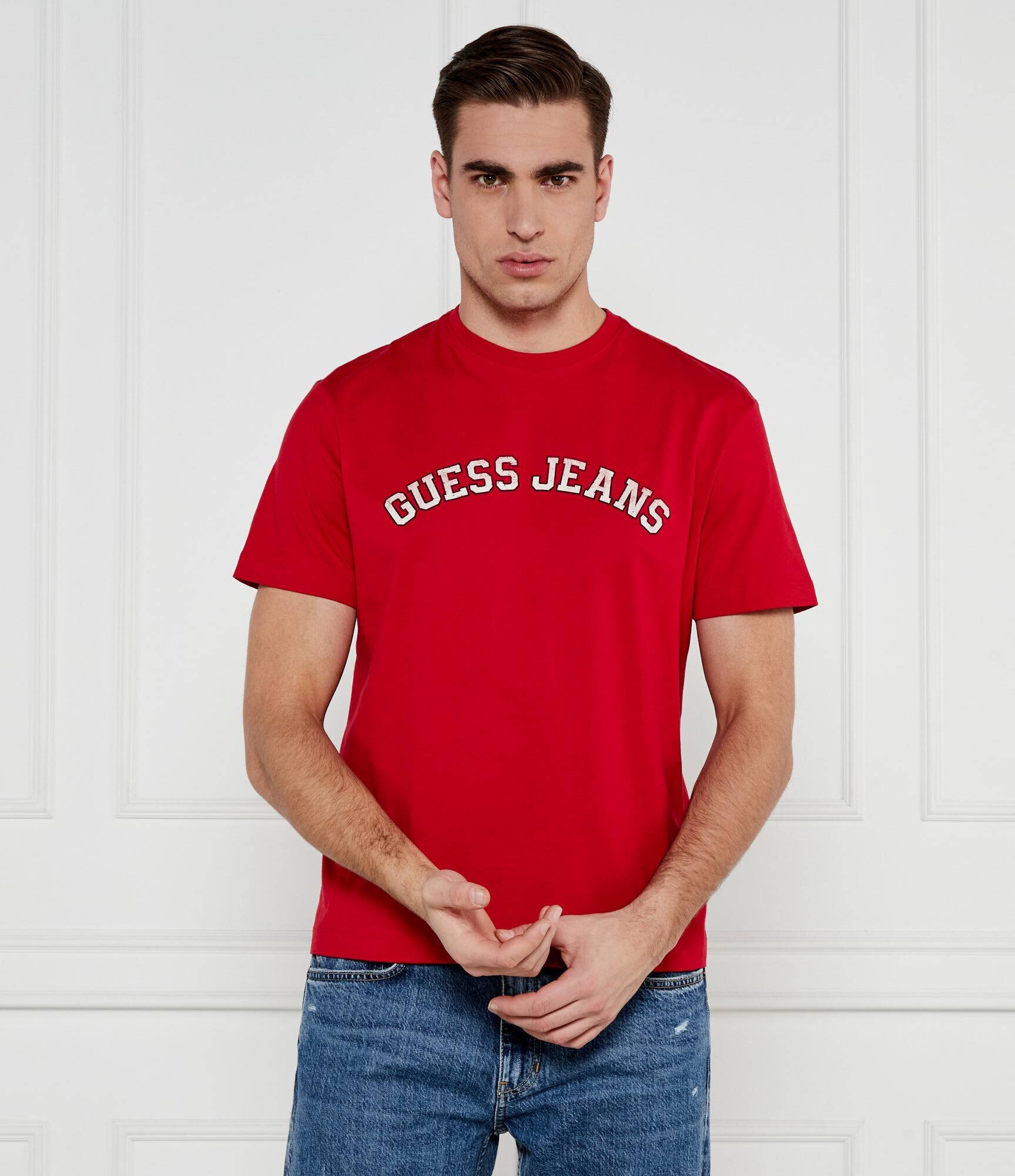 GUESS JEANS Tricou Collegiate | regular fit