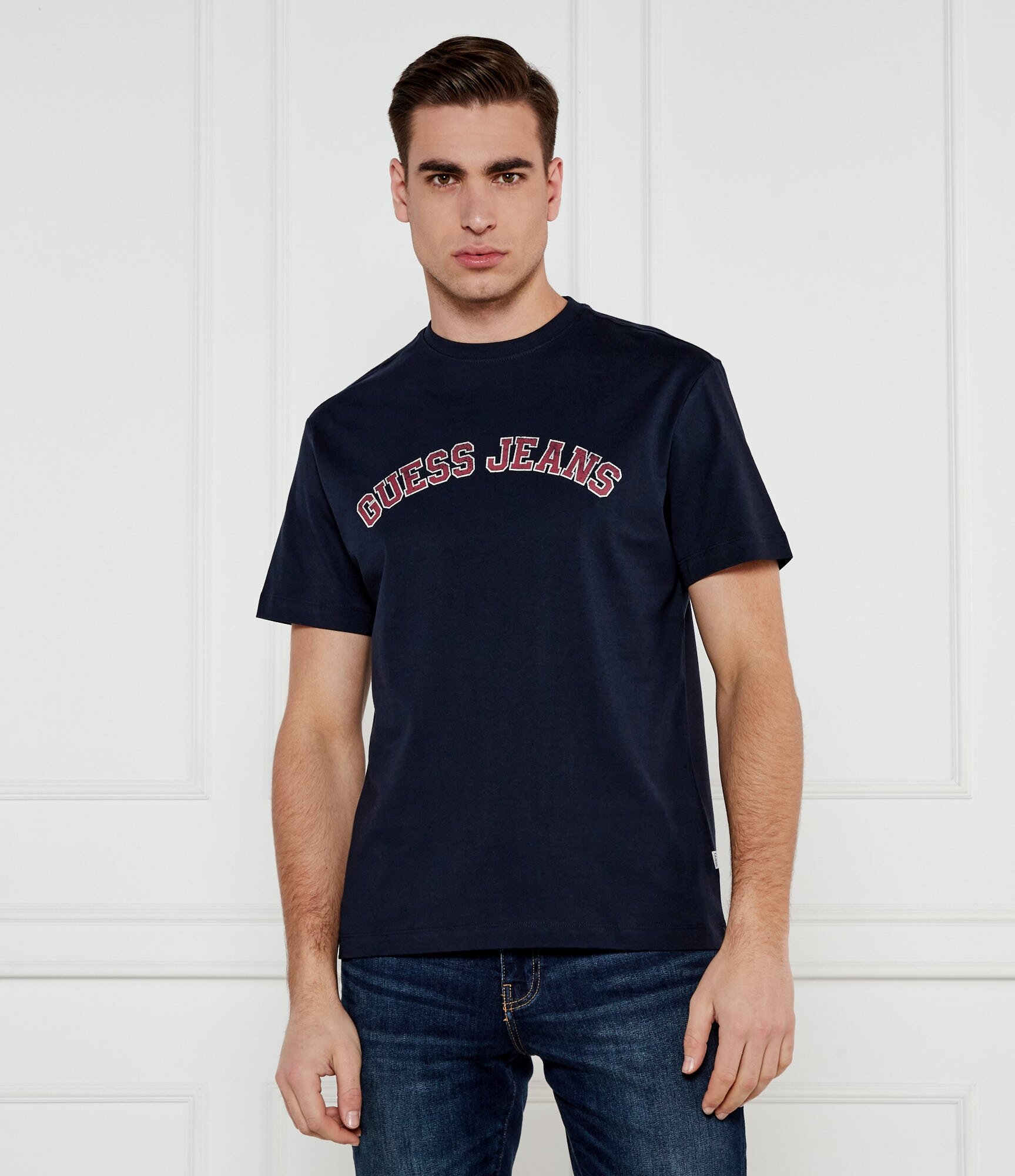 GUESS JEANS Tricou Collegiate | regular fit