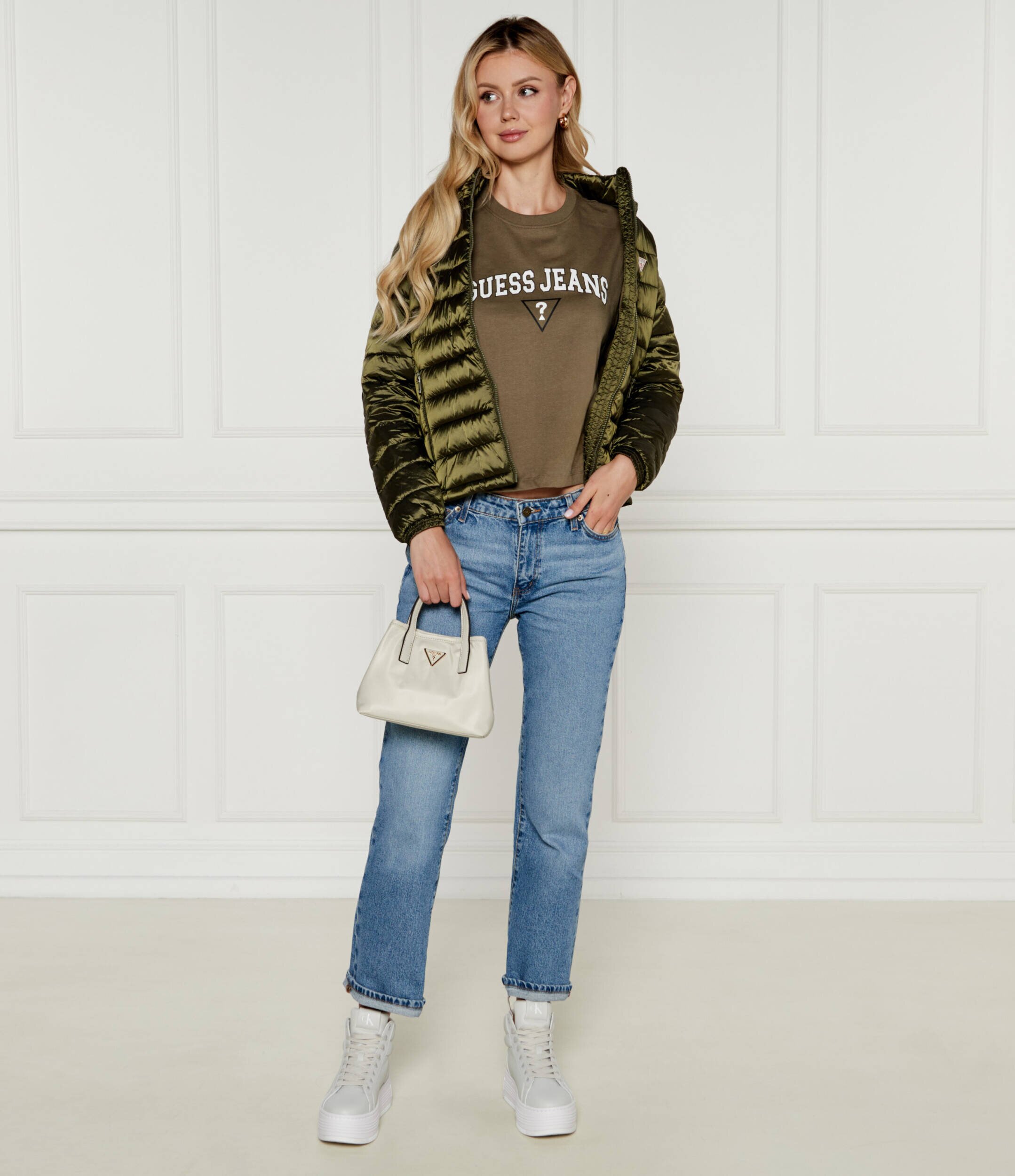GUESS JEANS Tricou | Cropped Fit