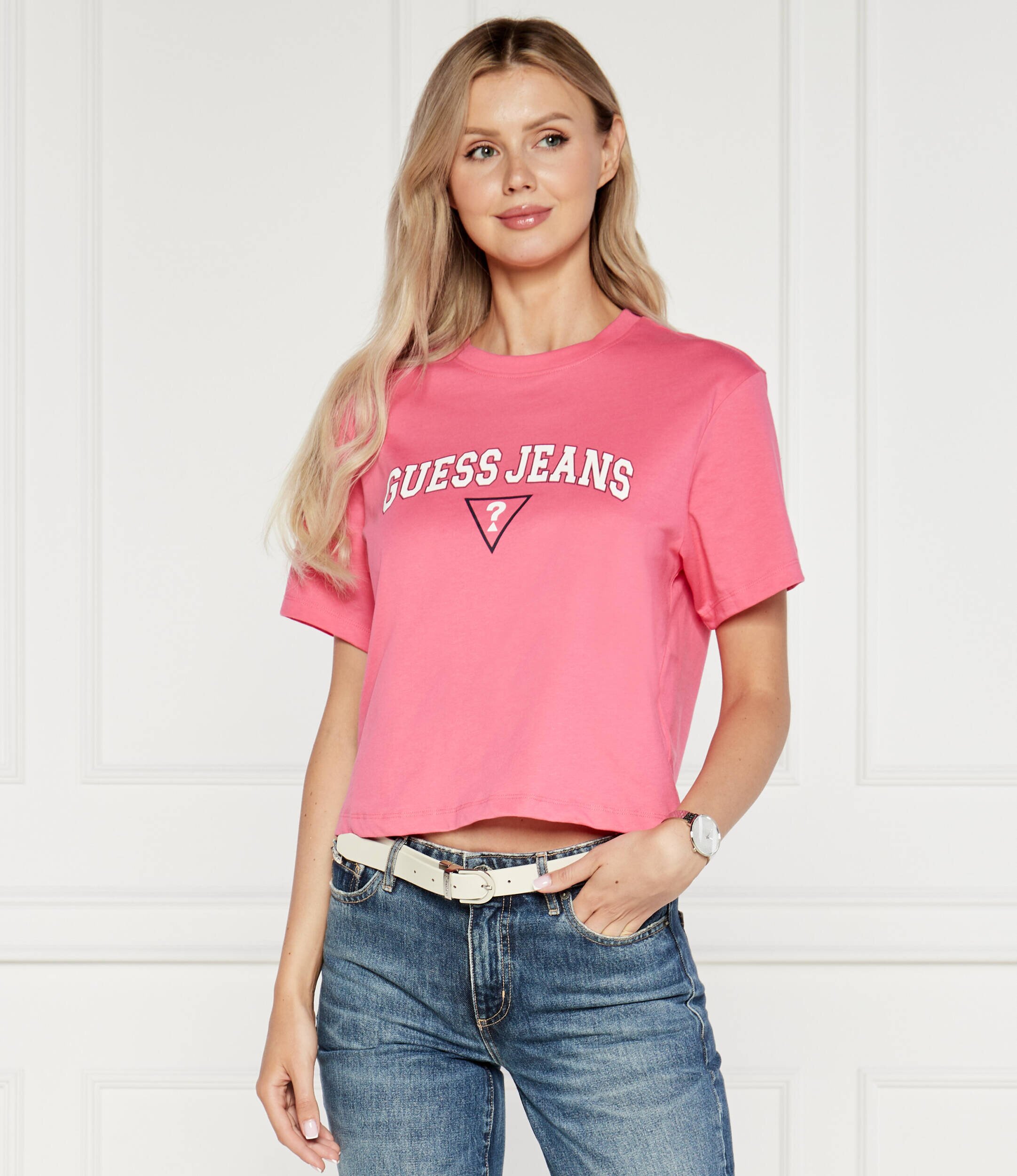 GUESS JEANS Tricou | Cropped Fit