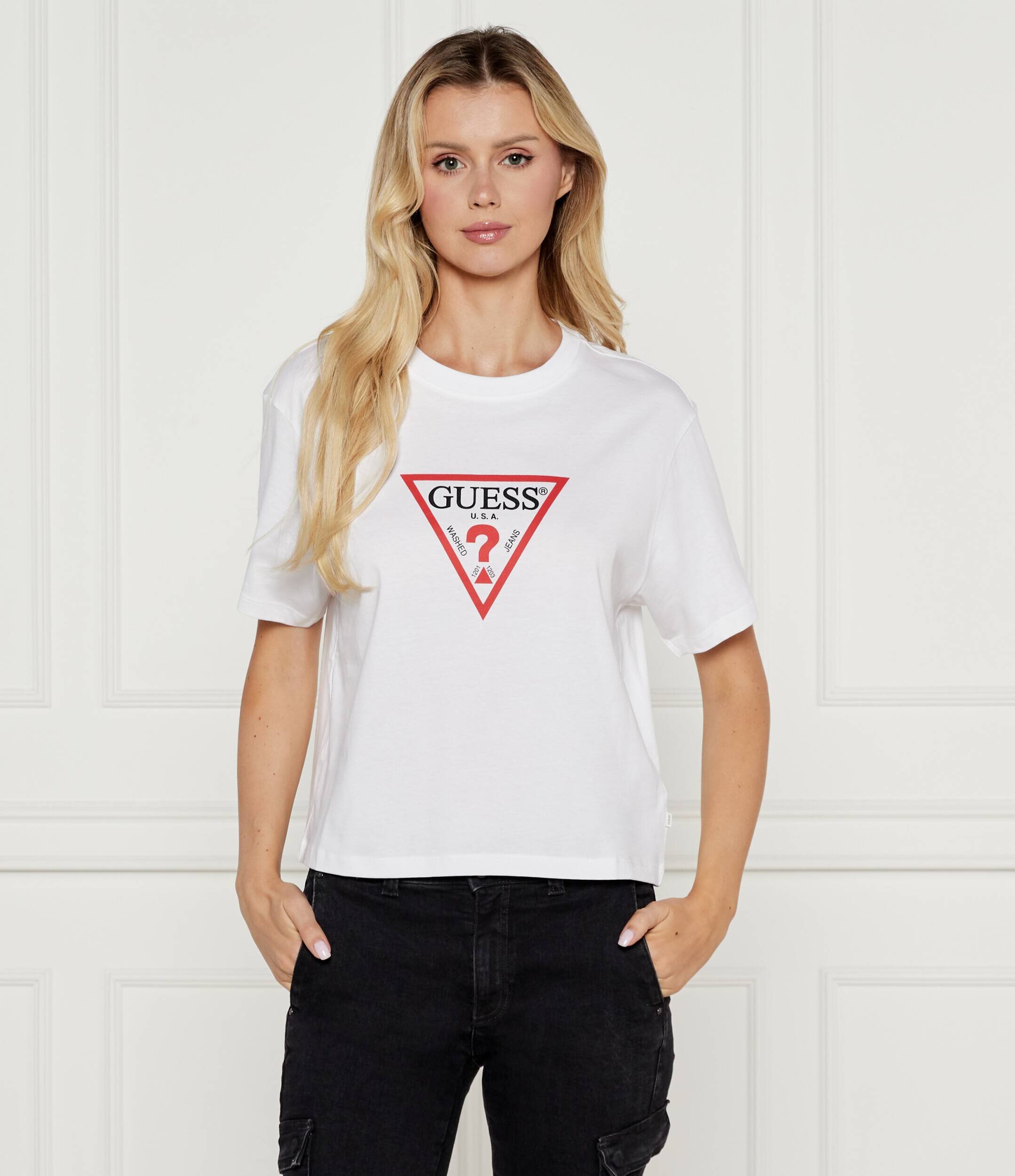GUESS JEANS Tricou | Cropped Fit