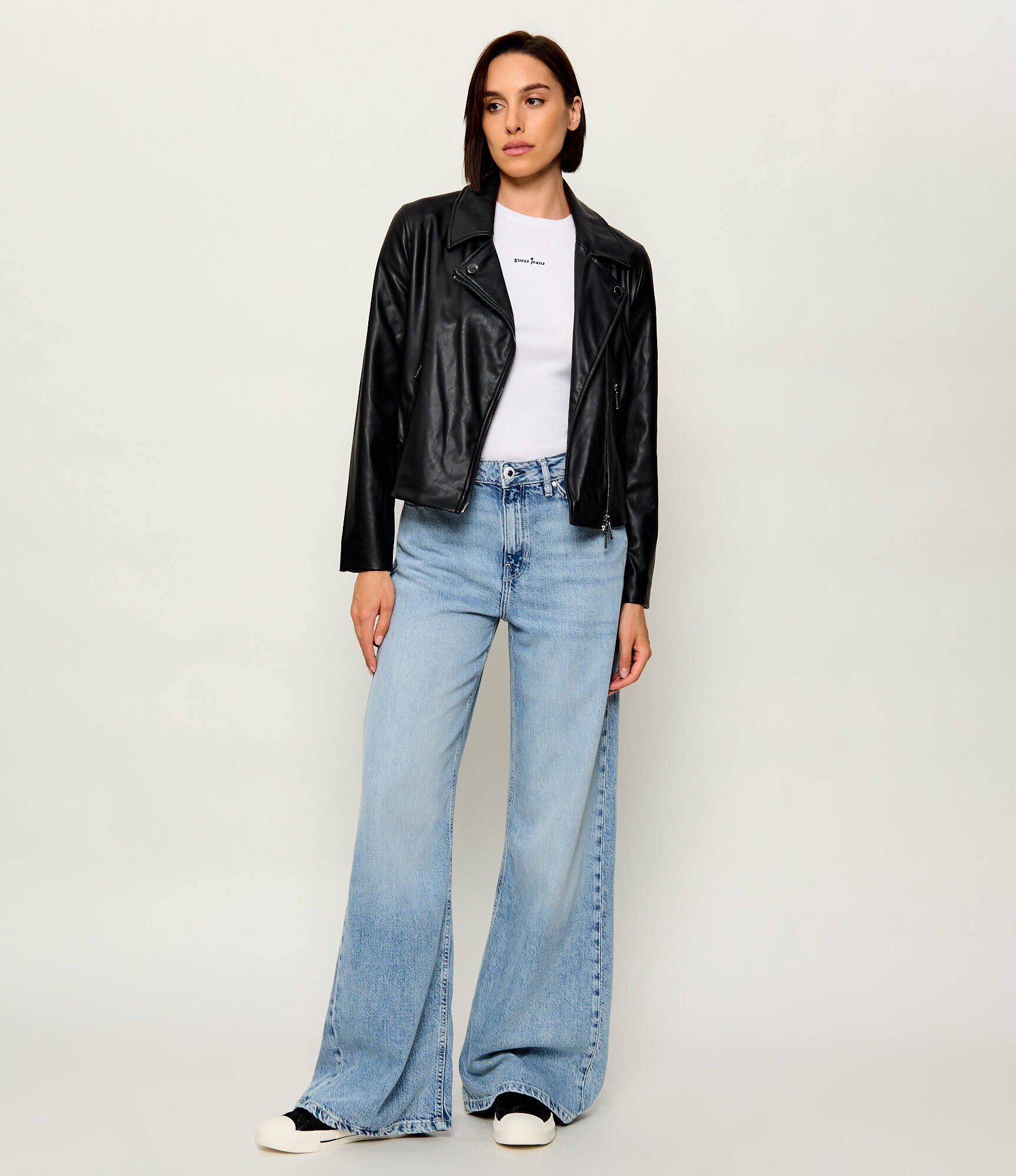 GUESS JEANS Tricou Embro | Slim Fit