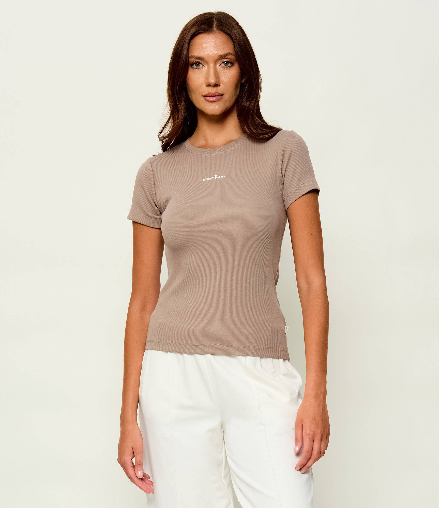GUESS JEANS Tricou Embro | Slim Fit