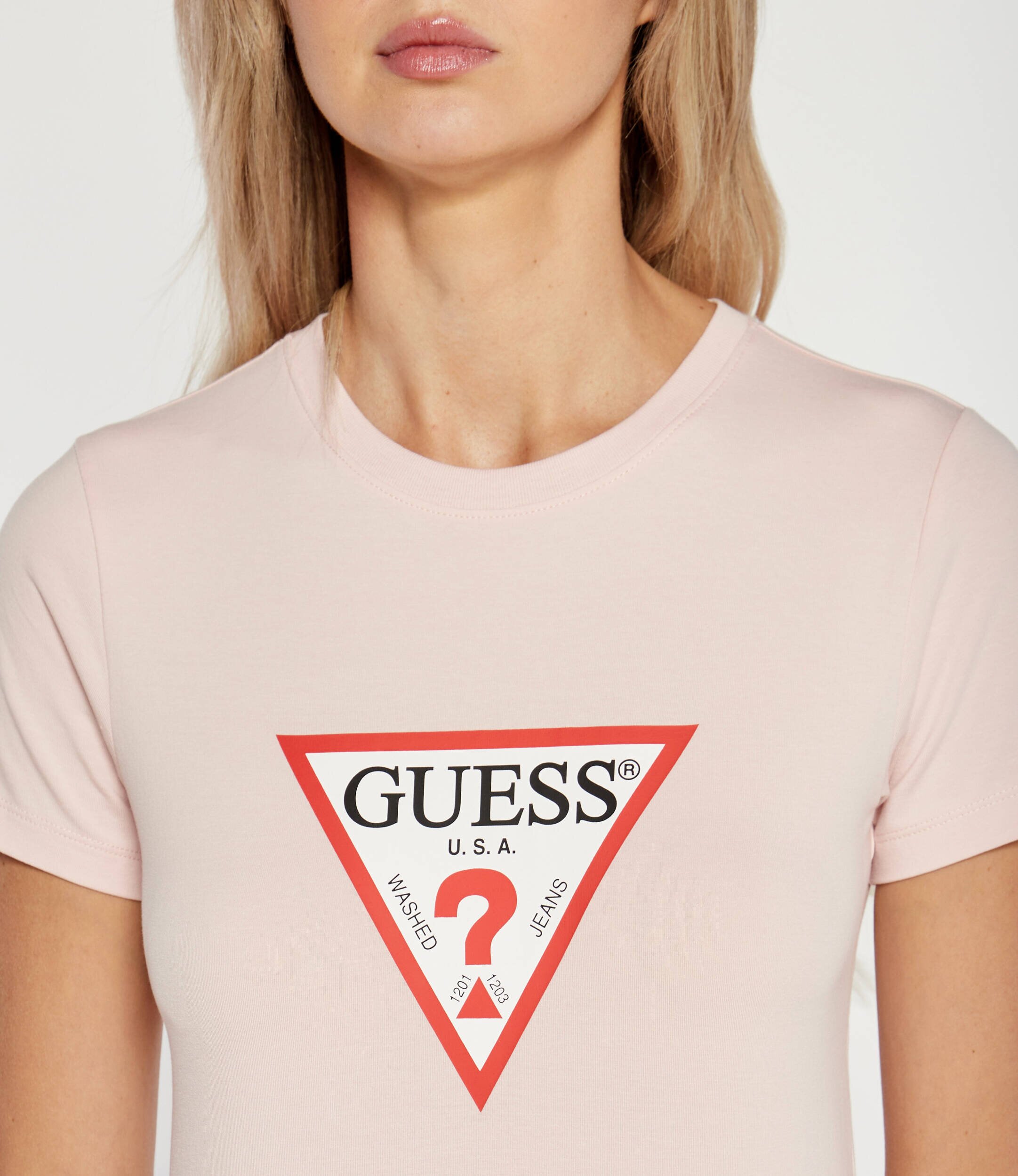 GUESS JEANS Tricou Iconic | Slim Fit