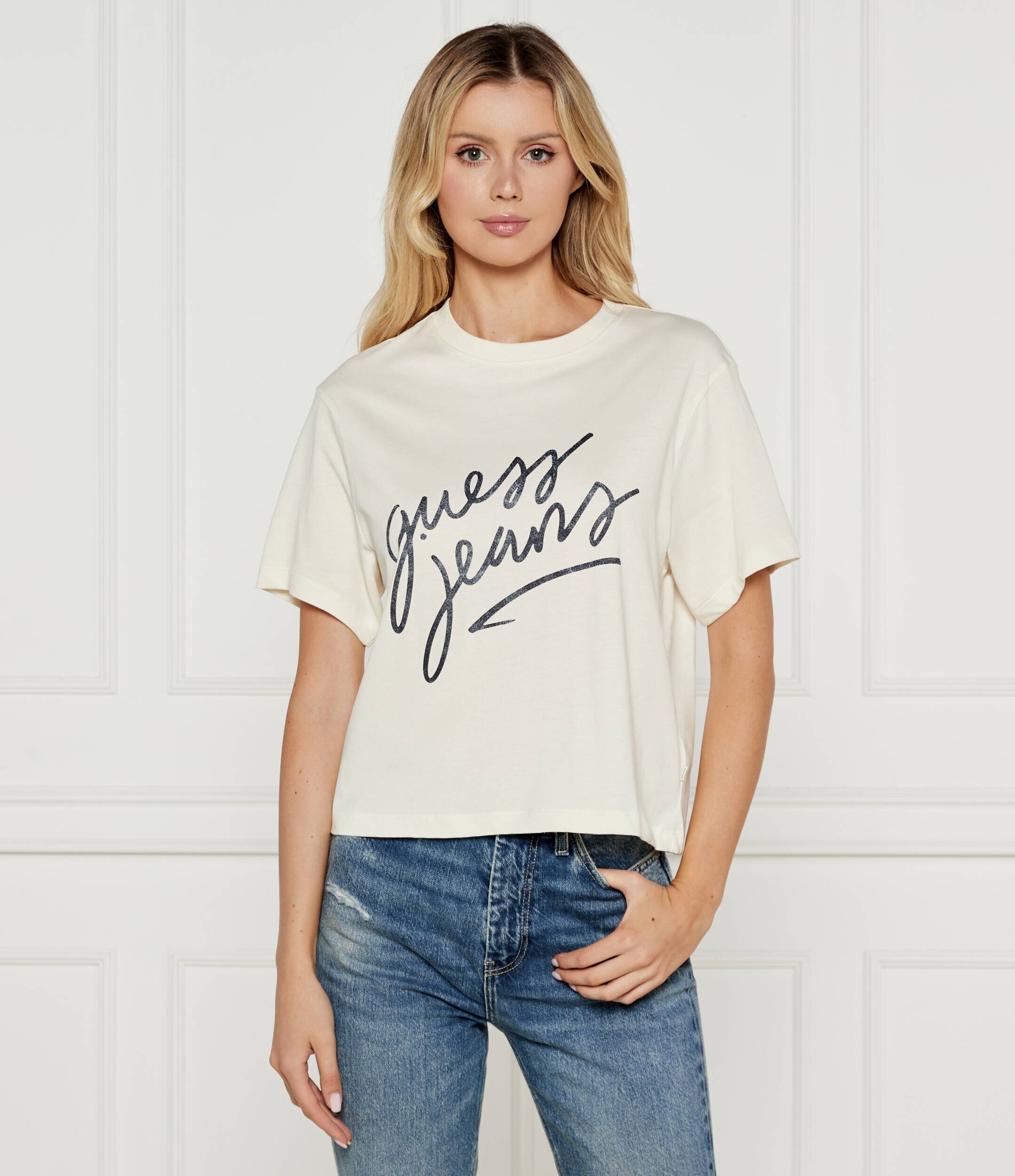 GUESS JEANS Tricou | Loose fit