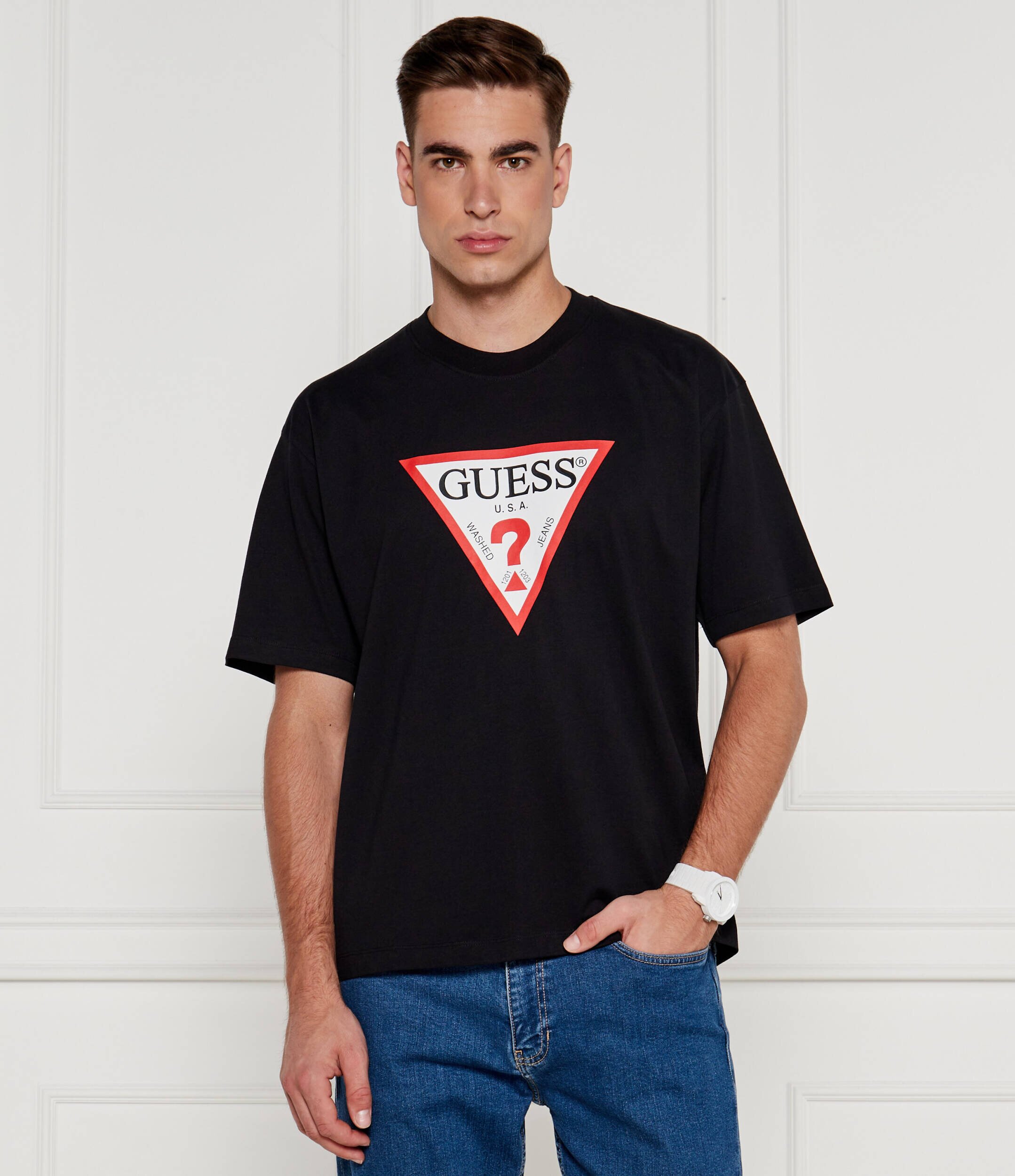 GUESS JEANS Tricou | Oversize fit