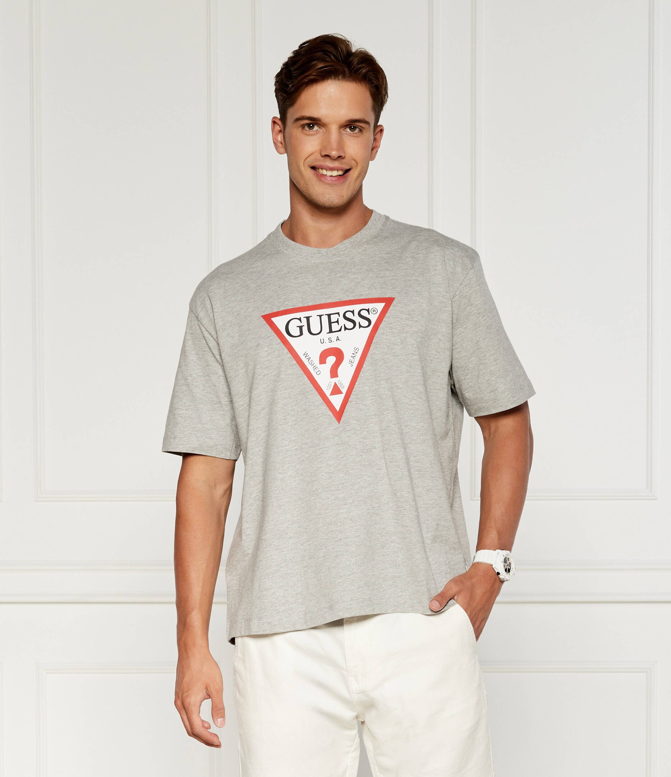 GUESS JEANS Tricou | Oversize fit