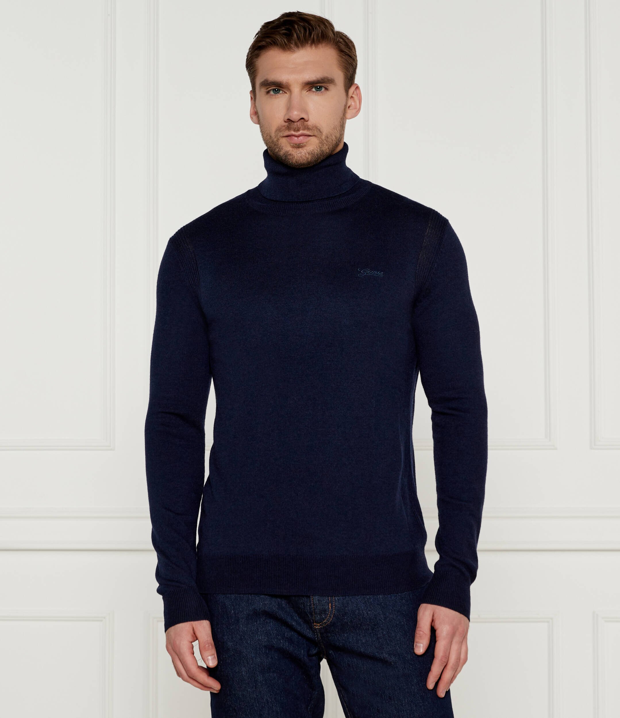 GUESS Maletă EBENEZER | Slim Fit cu adaos de mătase