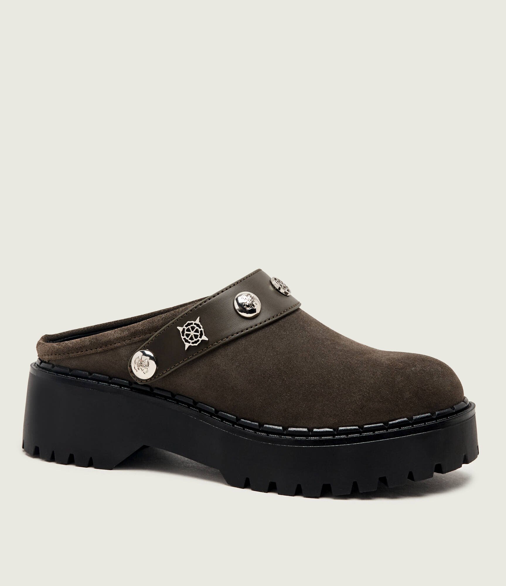 GUESS Mule 2 în 1 Wenna2 | piele întoarsă