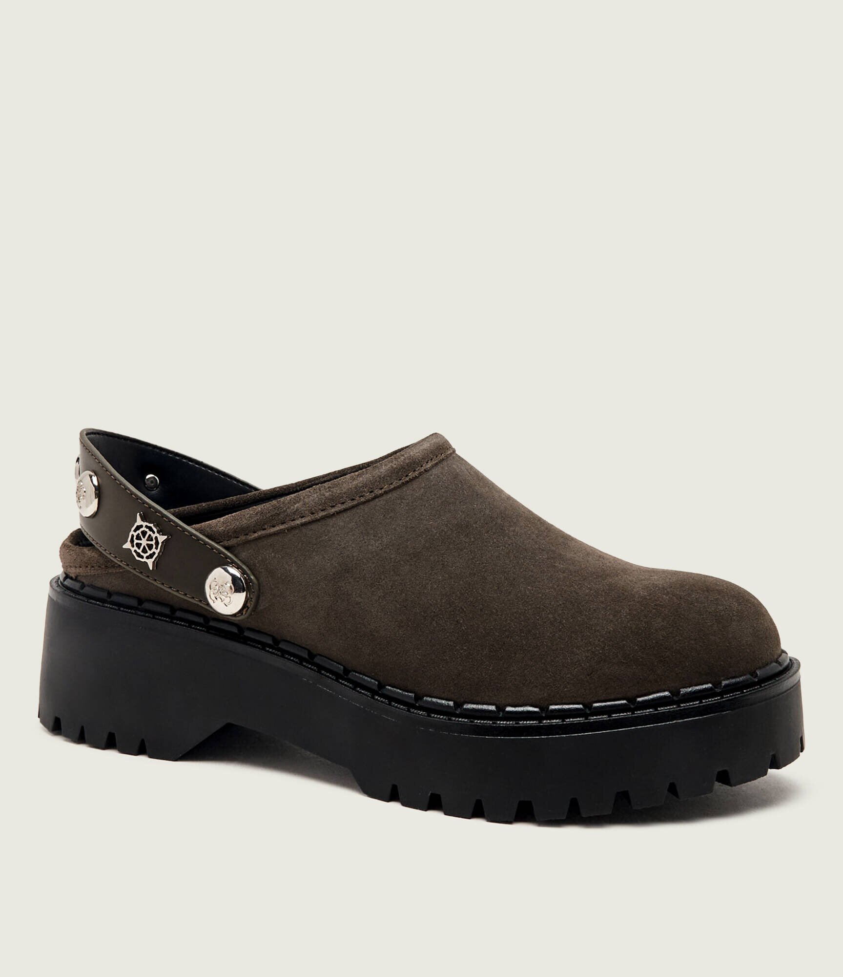 GUESS Mule 2 în 1 Wenna2 | piele întoarsă