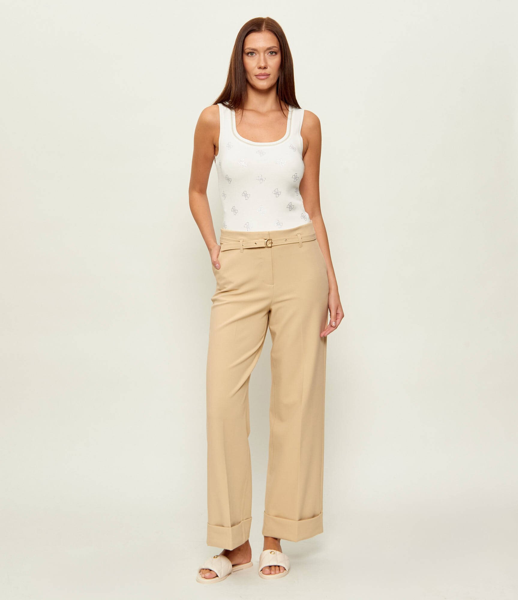 GUESS Pantaloni cu cordon | Loose fit
