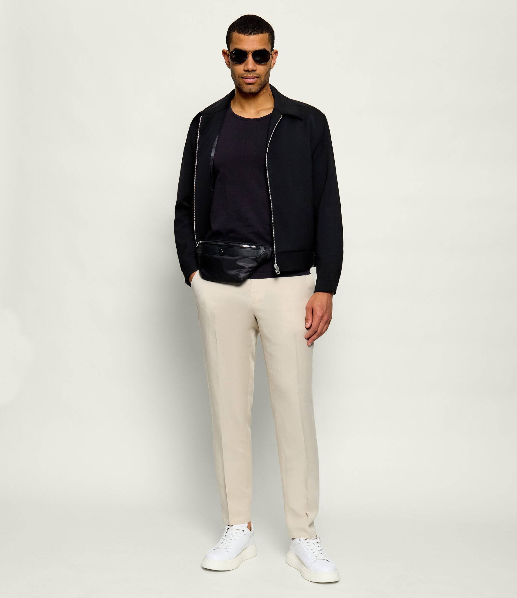 GUESS Pantaloni MYRON | Slim Fit | cu adaos de in