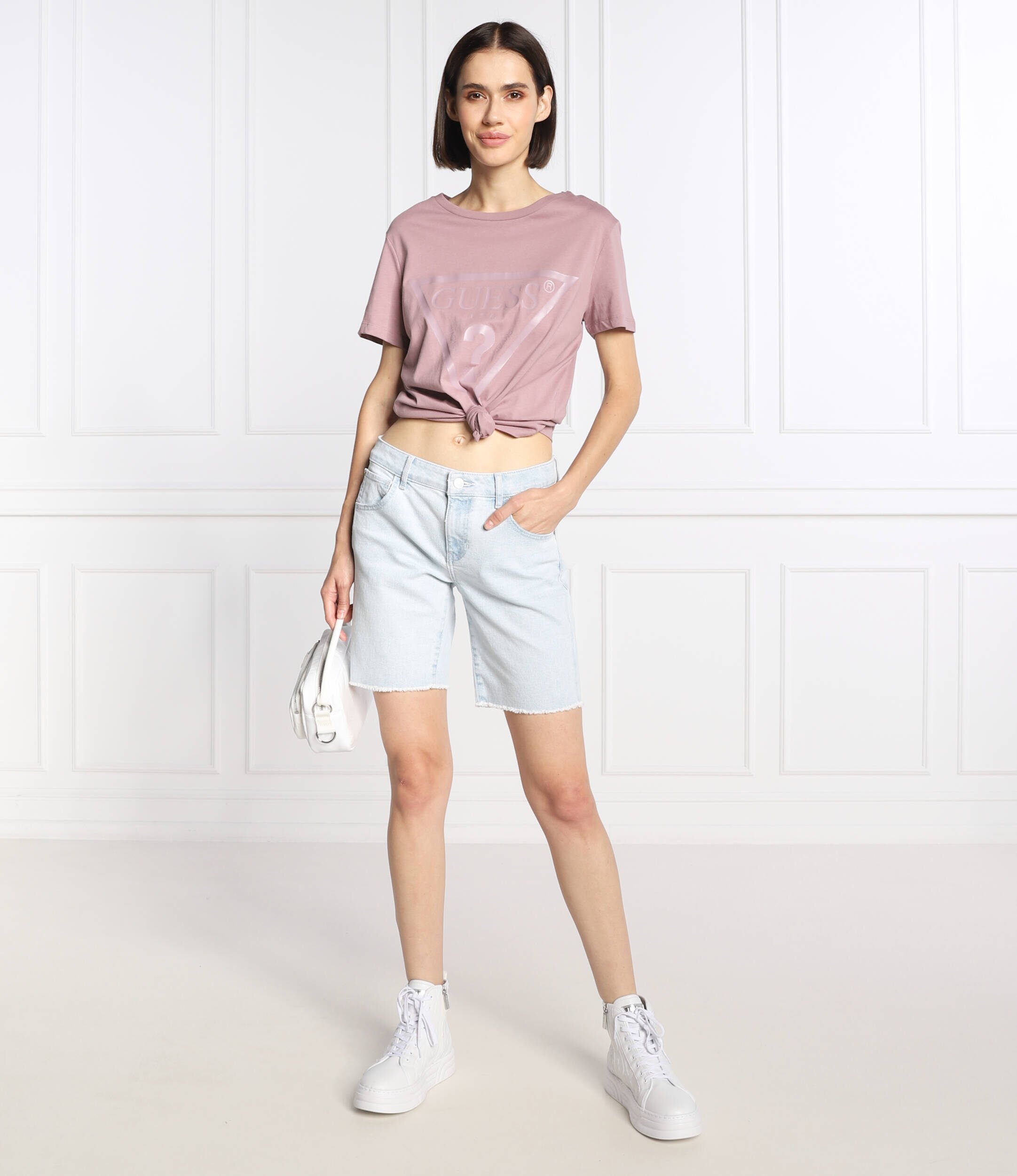 GUESS Pantaloni scurți BOYFRIEND | Regular Fit