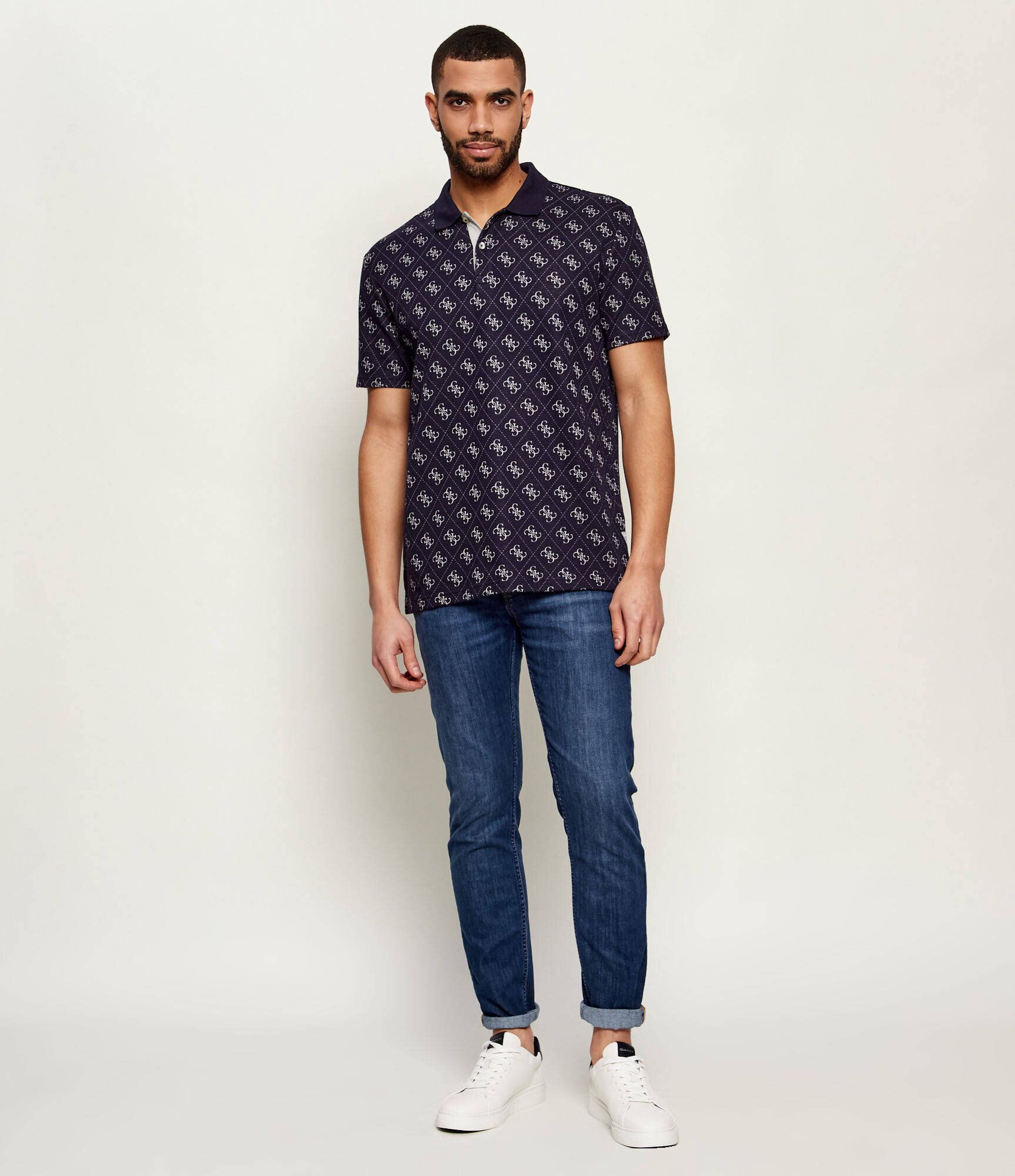 GUESS Polo ALL OVER 4G | regular fit
