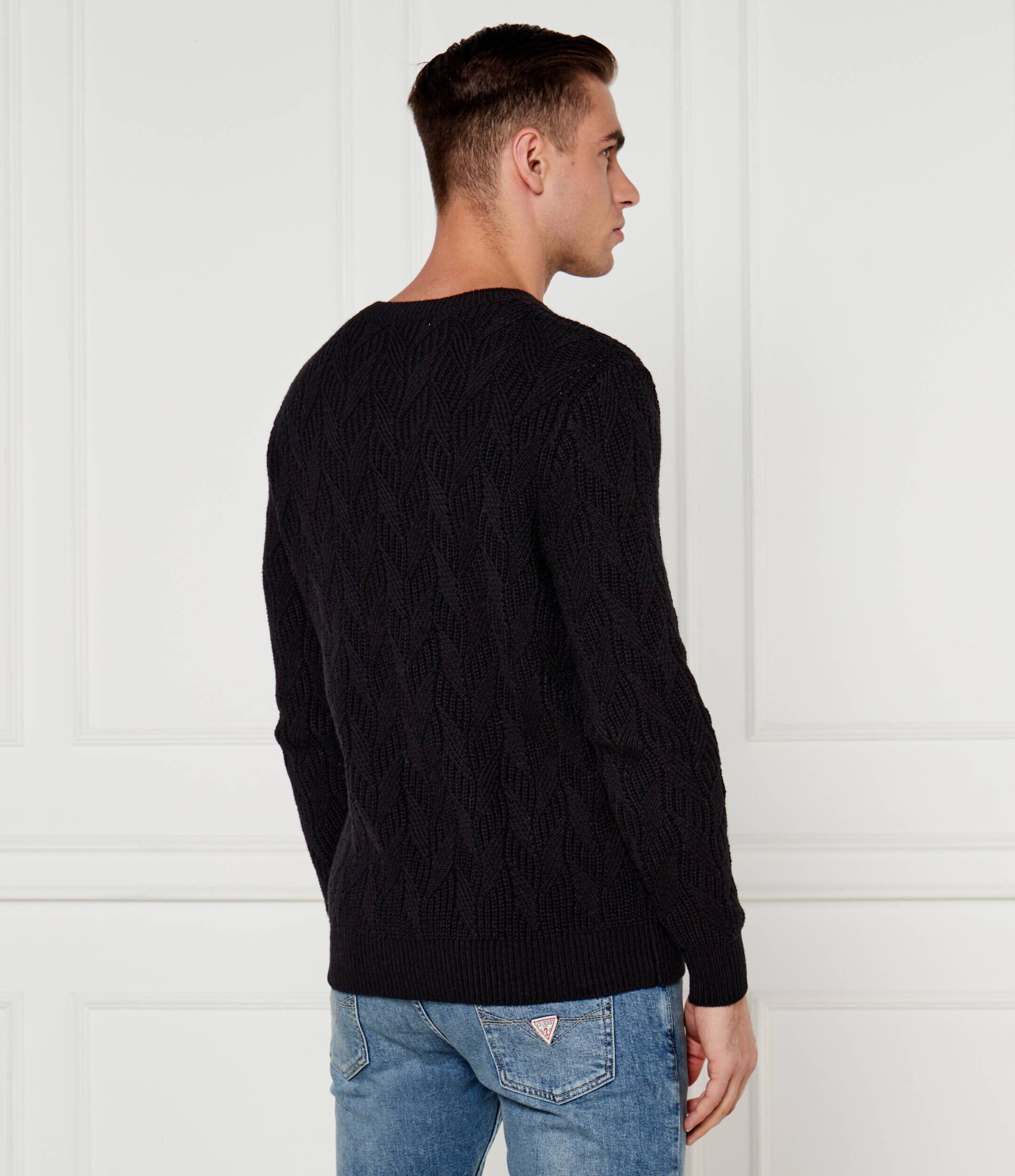 GUESS Pulover EVANDER | Regular Fit cu adaos de lână