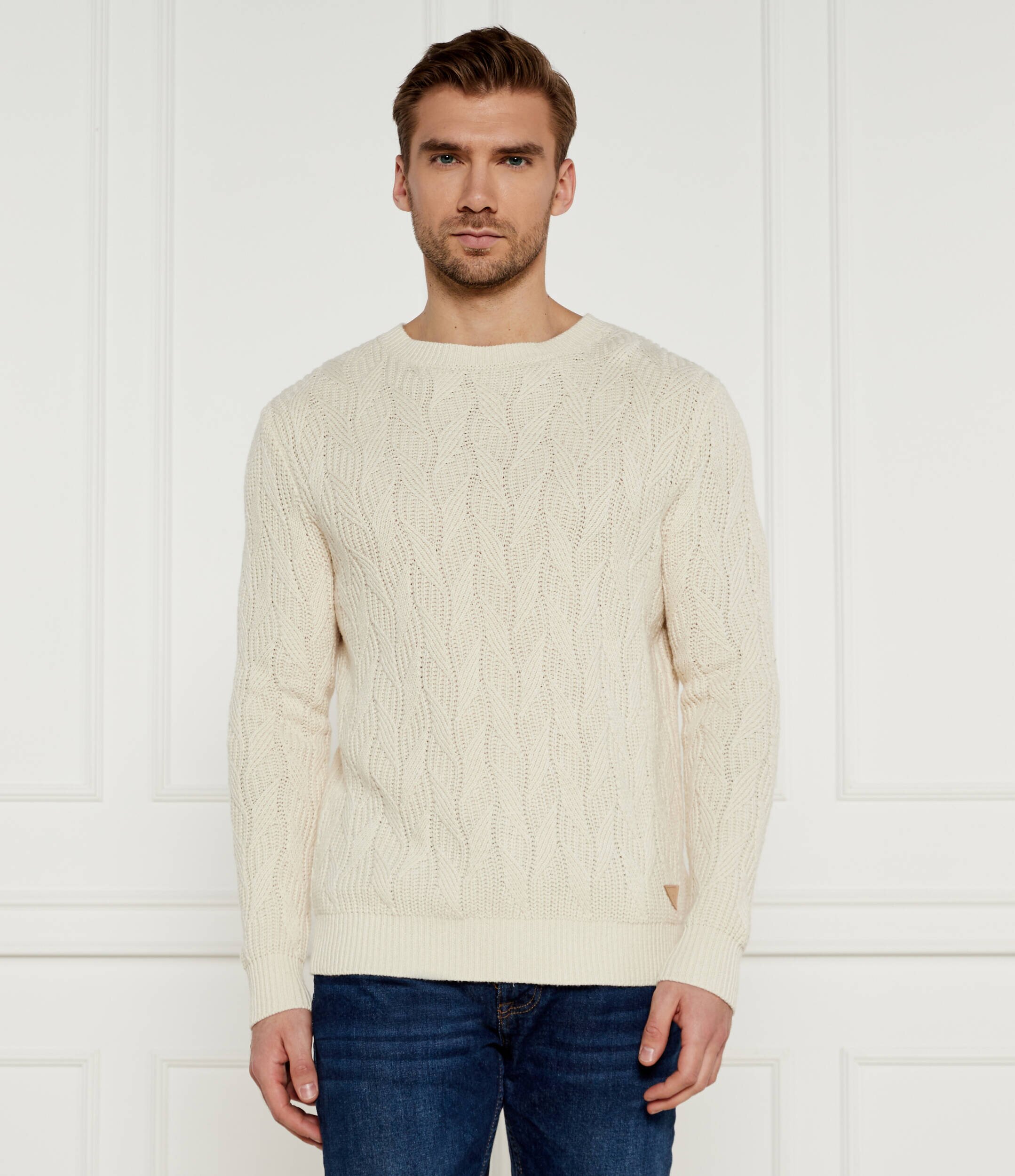 GUESS Pulover EVANDER | Regular Fit cu adaos de lână