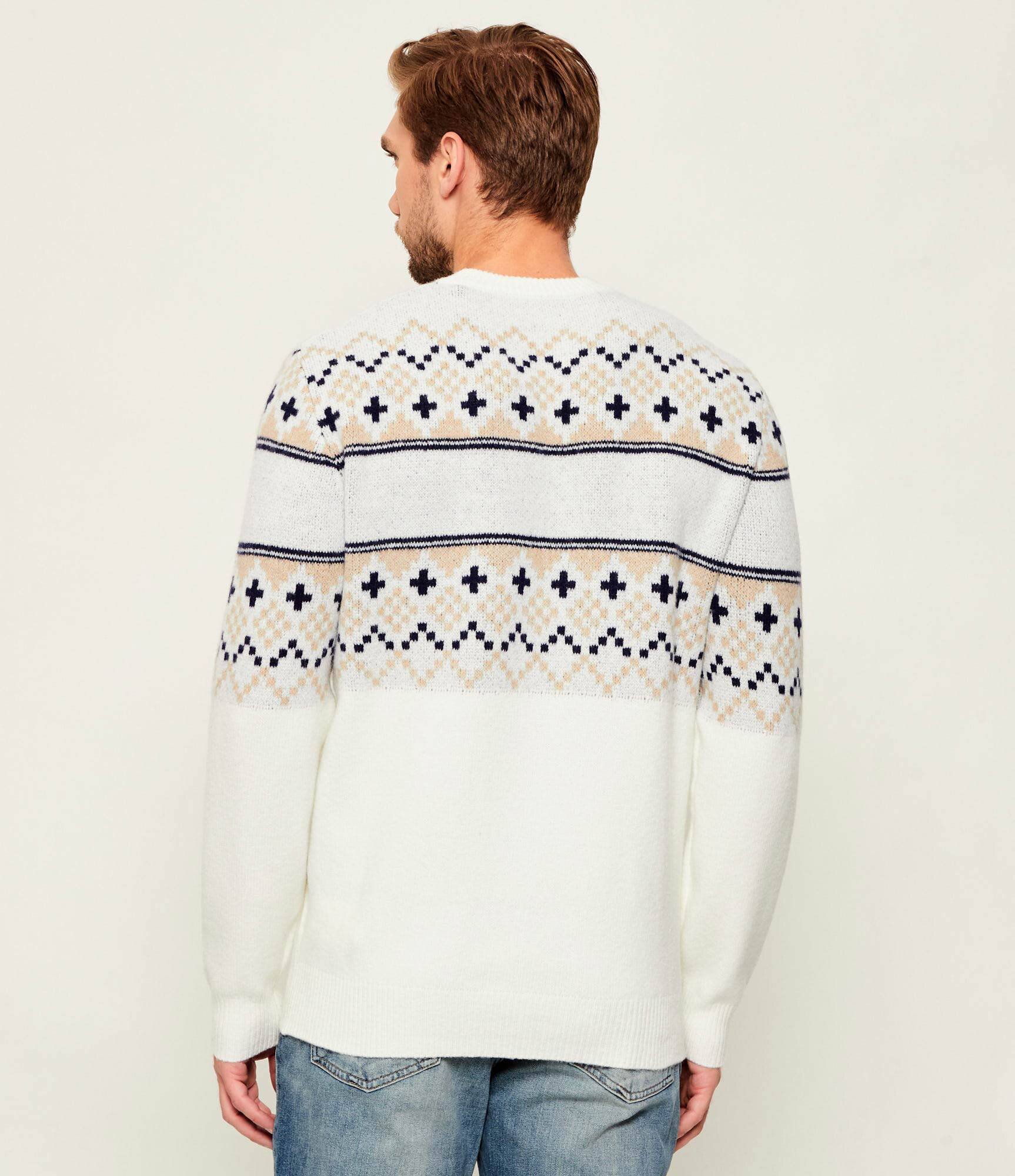 GUESS Pulover | regular fit cu adaos de lână
